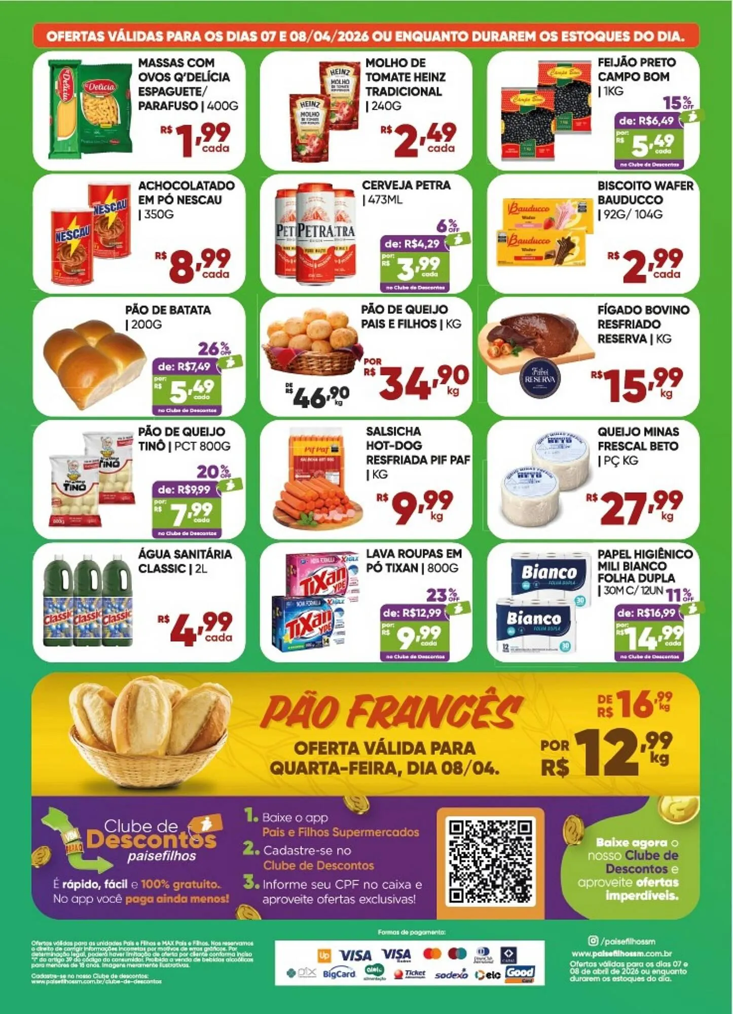 Encarte de Catálogo Pais e Filhos Supermercados 7 de abril até 8 de abril 2026 - Pagina 2