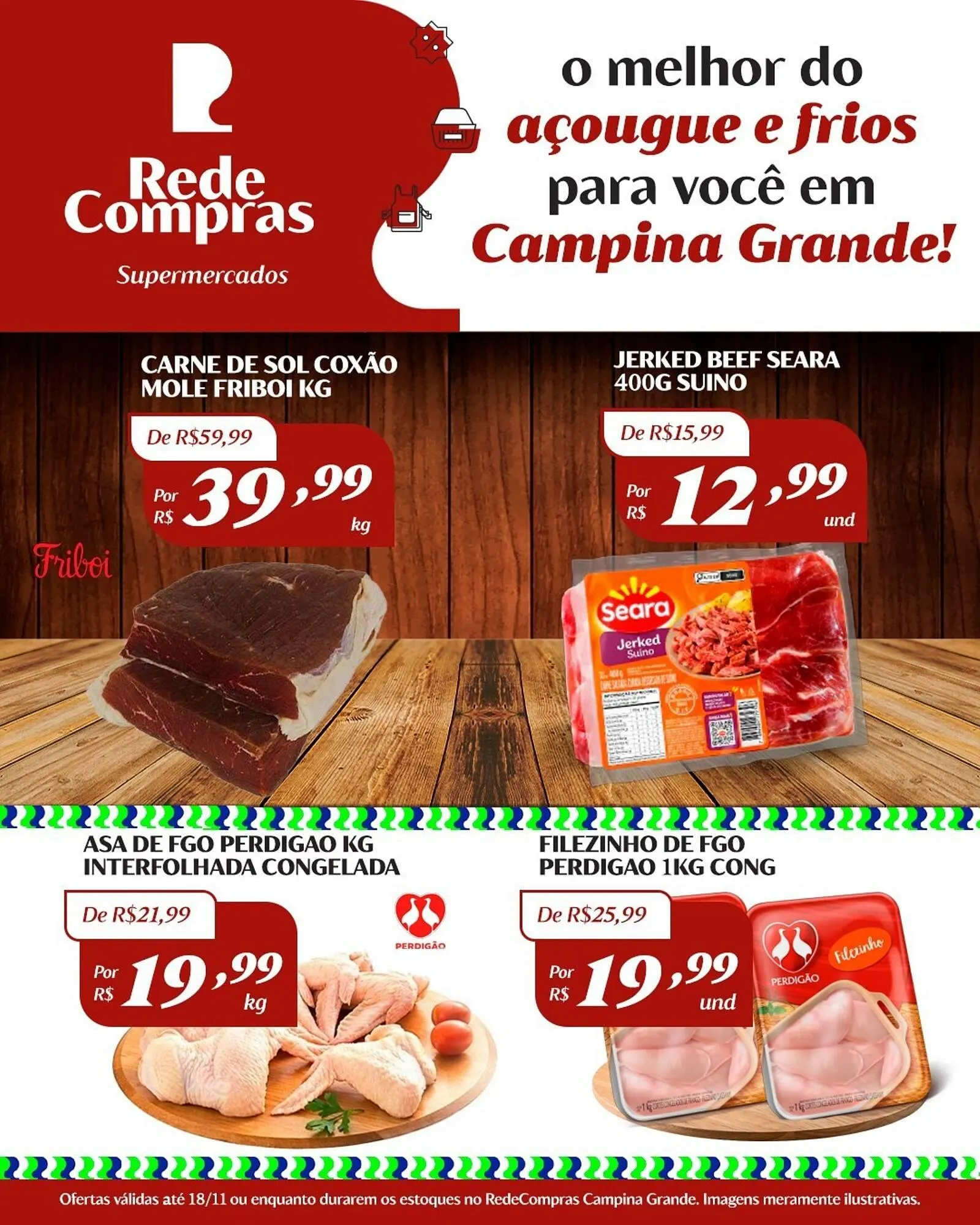 Encarte de Encarte Rede Compras 17 de novembro até 18 de novembro 2025 - Pagina 1