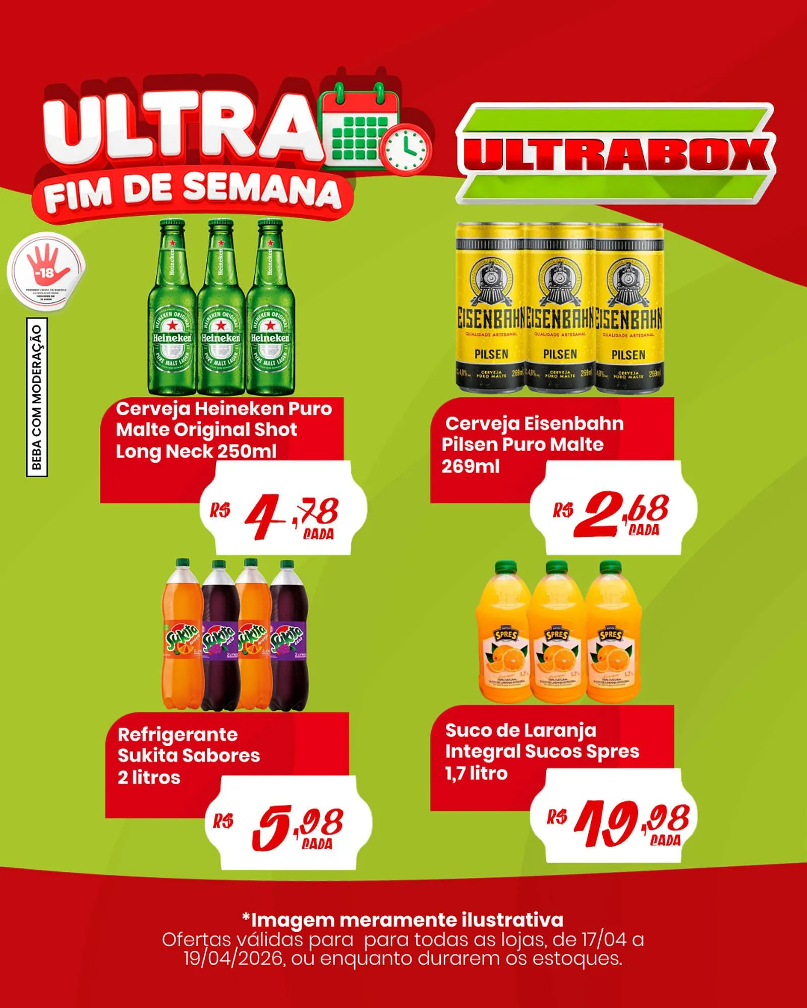 Encarte de Panfleto Ultrabox 17 de abril até 19 de abril 2026 - Pagina 2