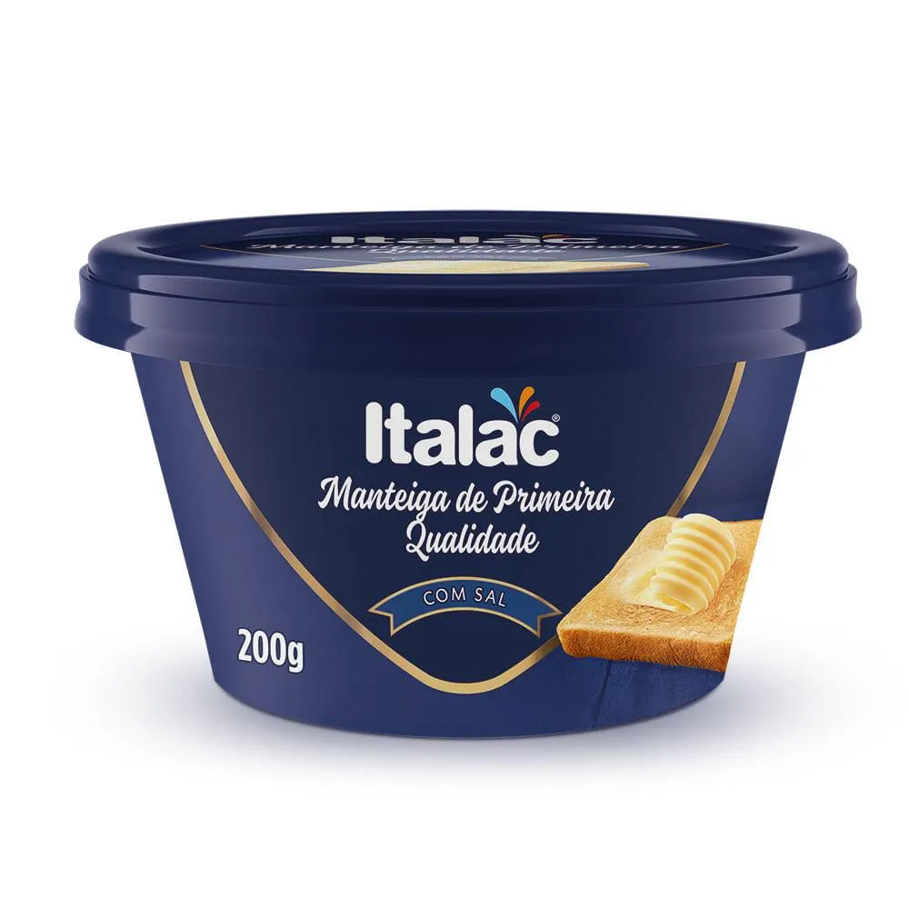 Manteiga Italac 200g Primeira Qualidade