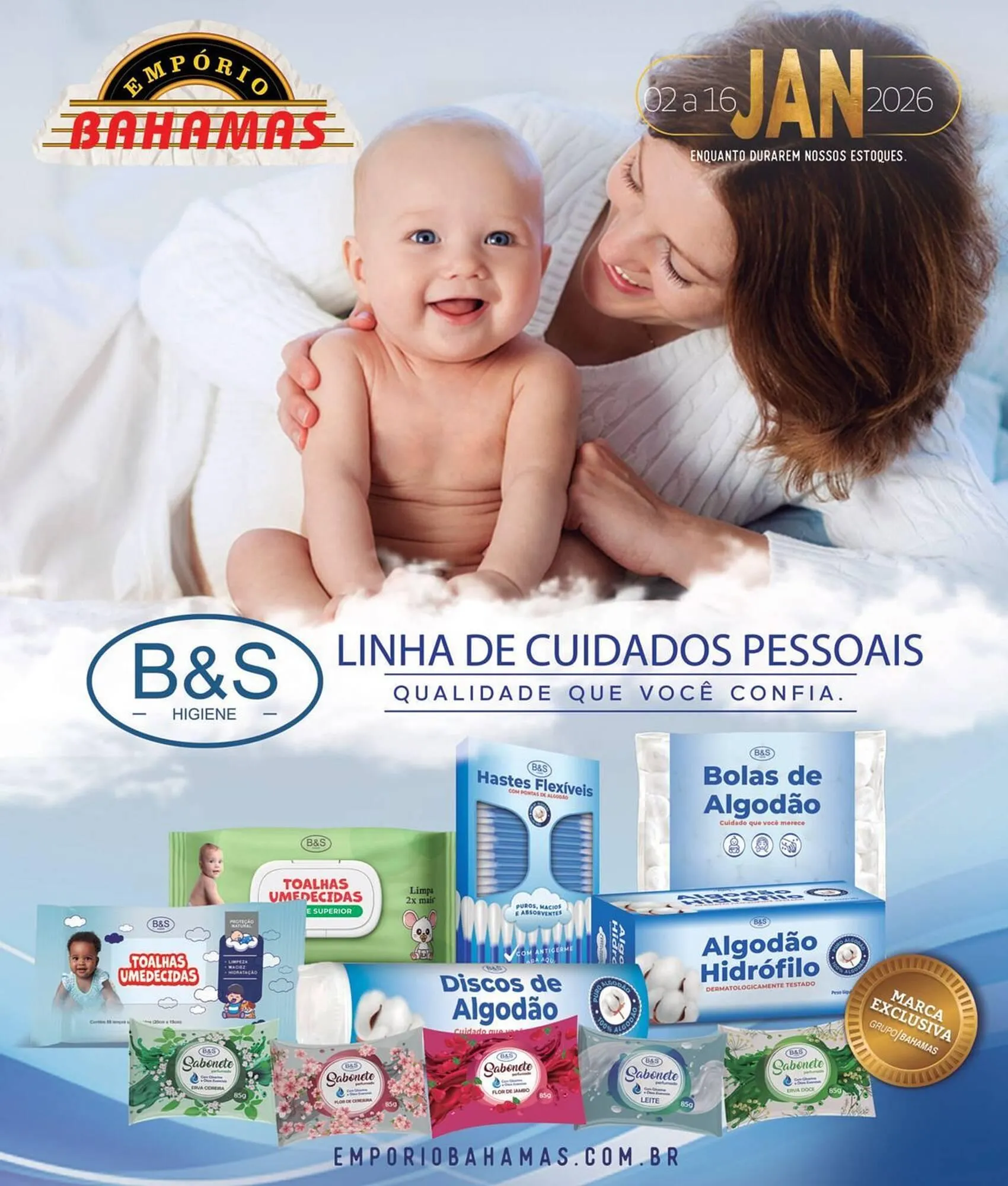 Encarte de Catálogo Empório Bahamas 2 de janeiro até 16 de janeiro 2026 - Pagina 1