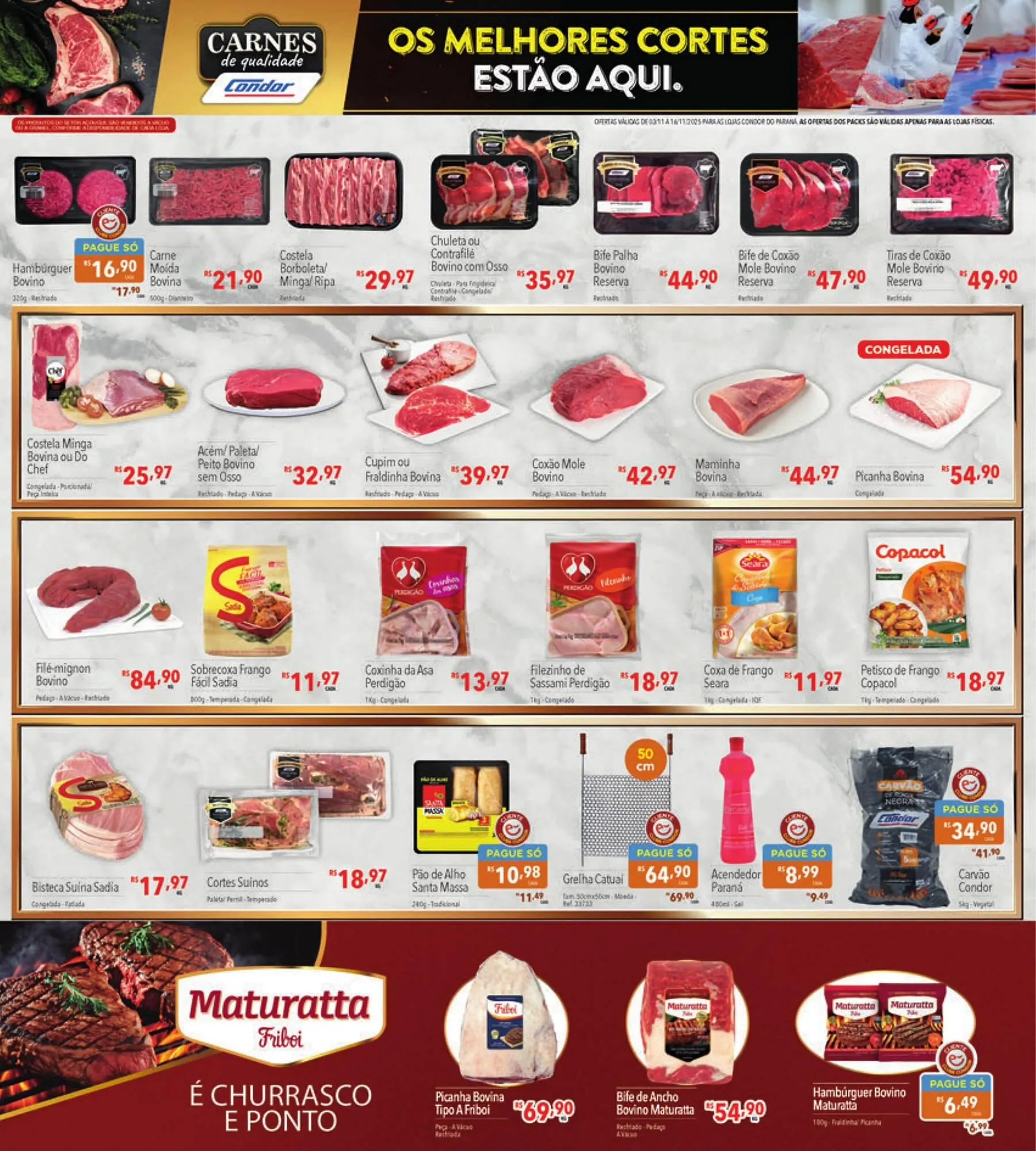 Encarte de Catálogo Supermercados Condor 3 de novembro até 16 de novembro 2025 - Pagina 16