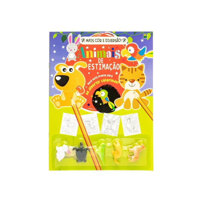 Livro Mais Cor E Diversão! Animais De Estimação - Todolivro