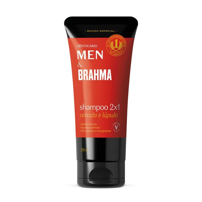 Shampoo 2 em 1 Men E Brahma 200ml