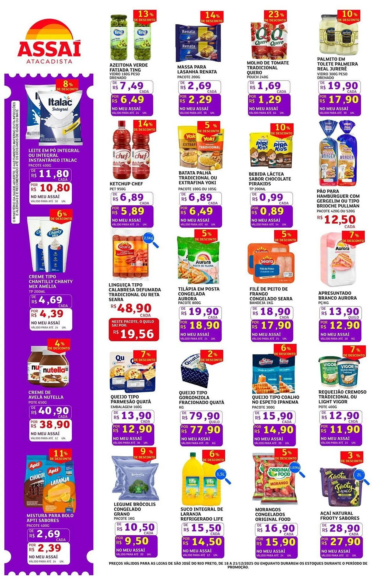 Encarte de Encarte Assaí Atacadista 18 de dezembro até 21 de dezembro 2025 - Pagina 2