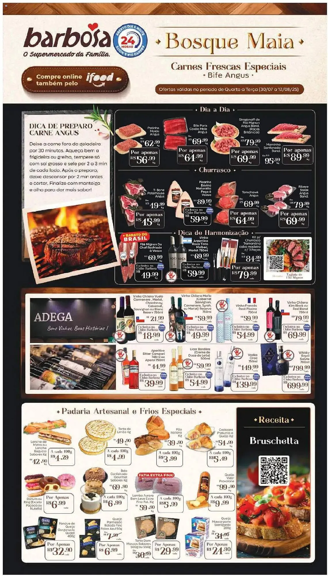 Encarte de Catálogo Barbosa Supermercados 30 de julho até 12 de agosto 2025 - Pagina 1