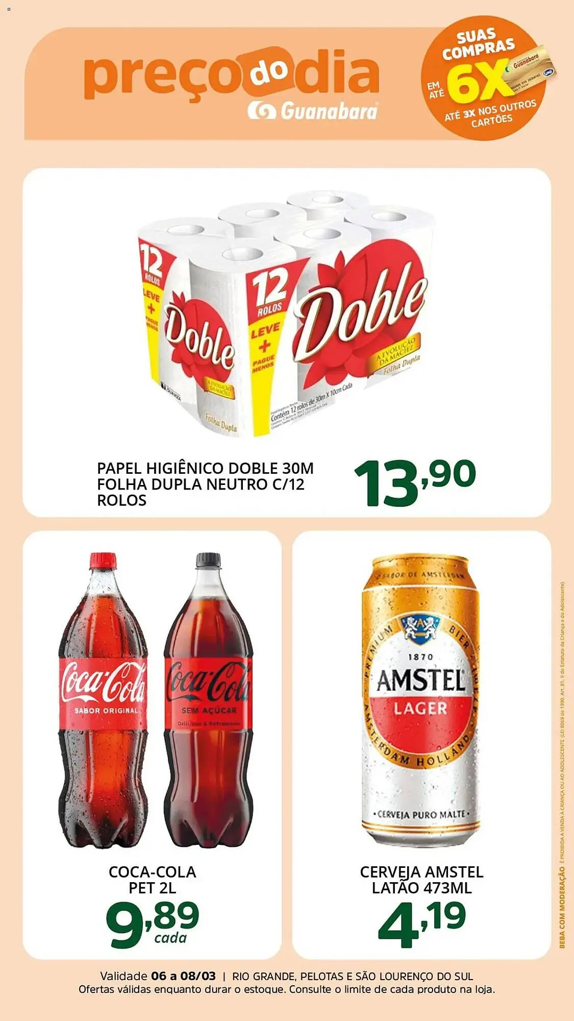 Encarte de Encarte Supermercados Guanabara 6 de março até 8 de março 2026 - Pagina 2