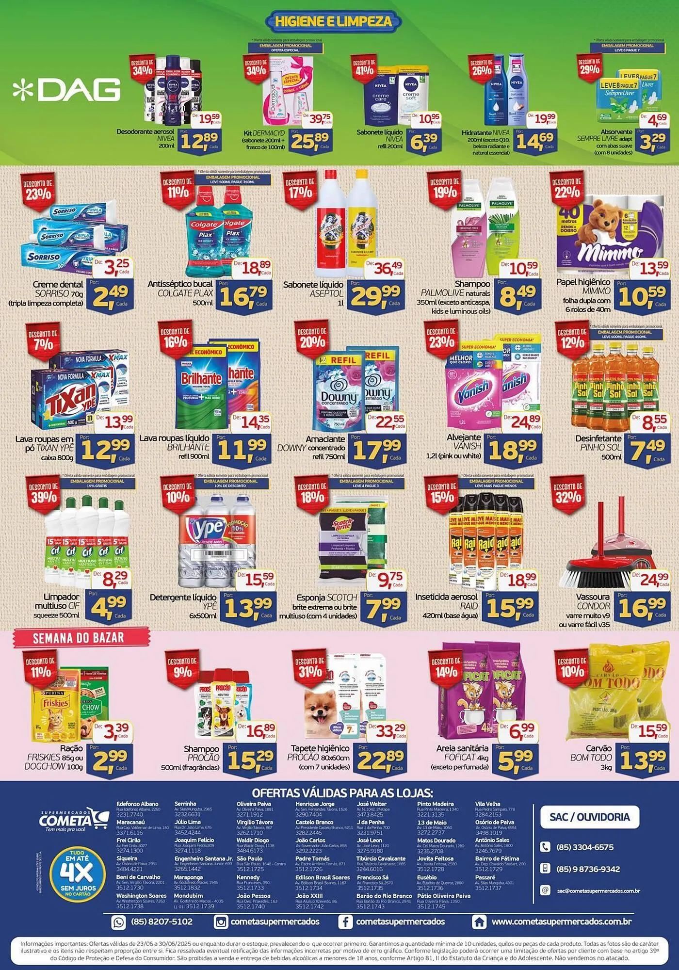 Encarte de Catálogo Cometa Supermercados 23 de junho até 30 de junho 2025 - Pagina 4