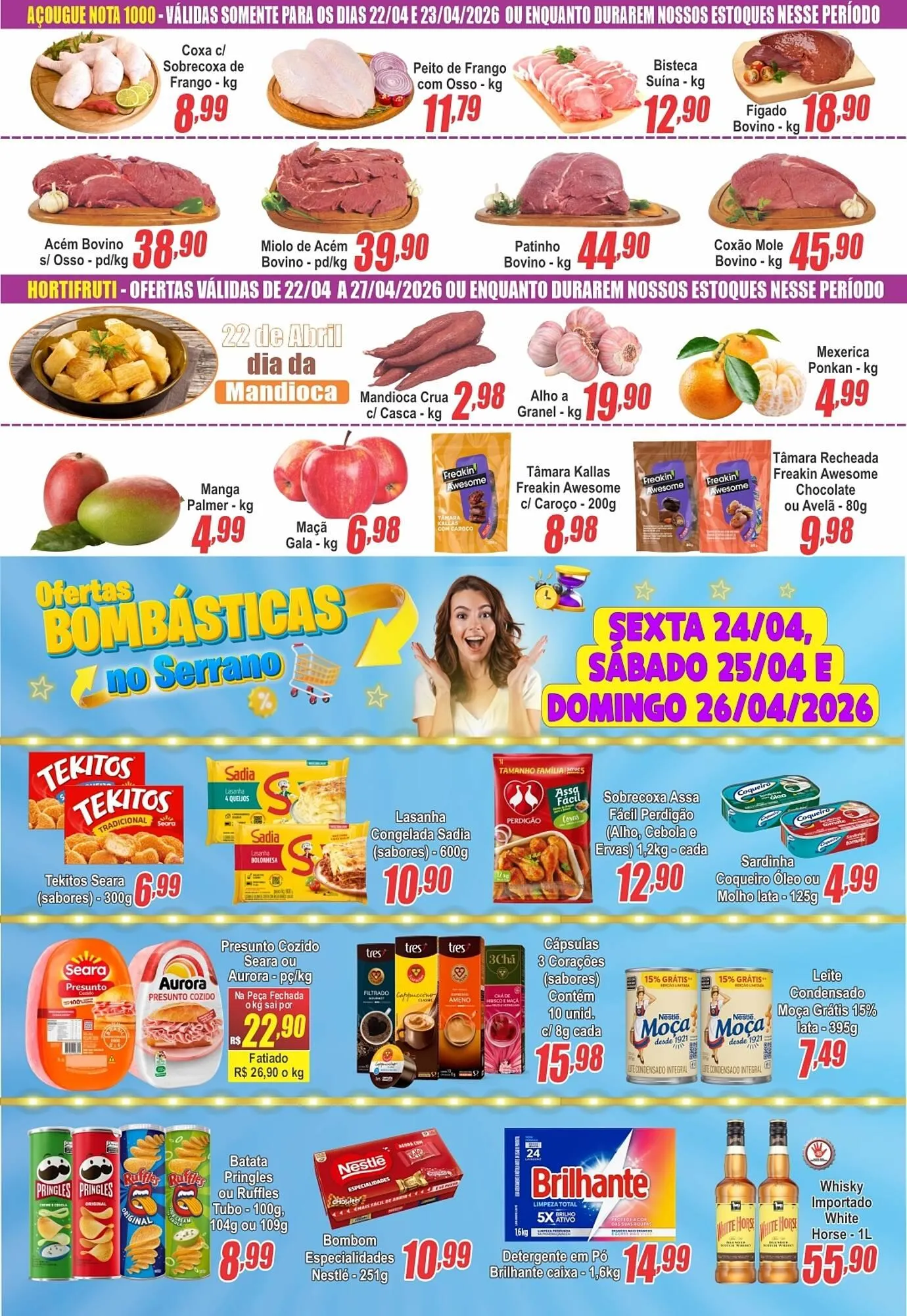 Encarte de Catálogo Serrano Supermercado 22 de abril até 29 de abril 2026 - Pagina 2