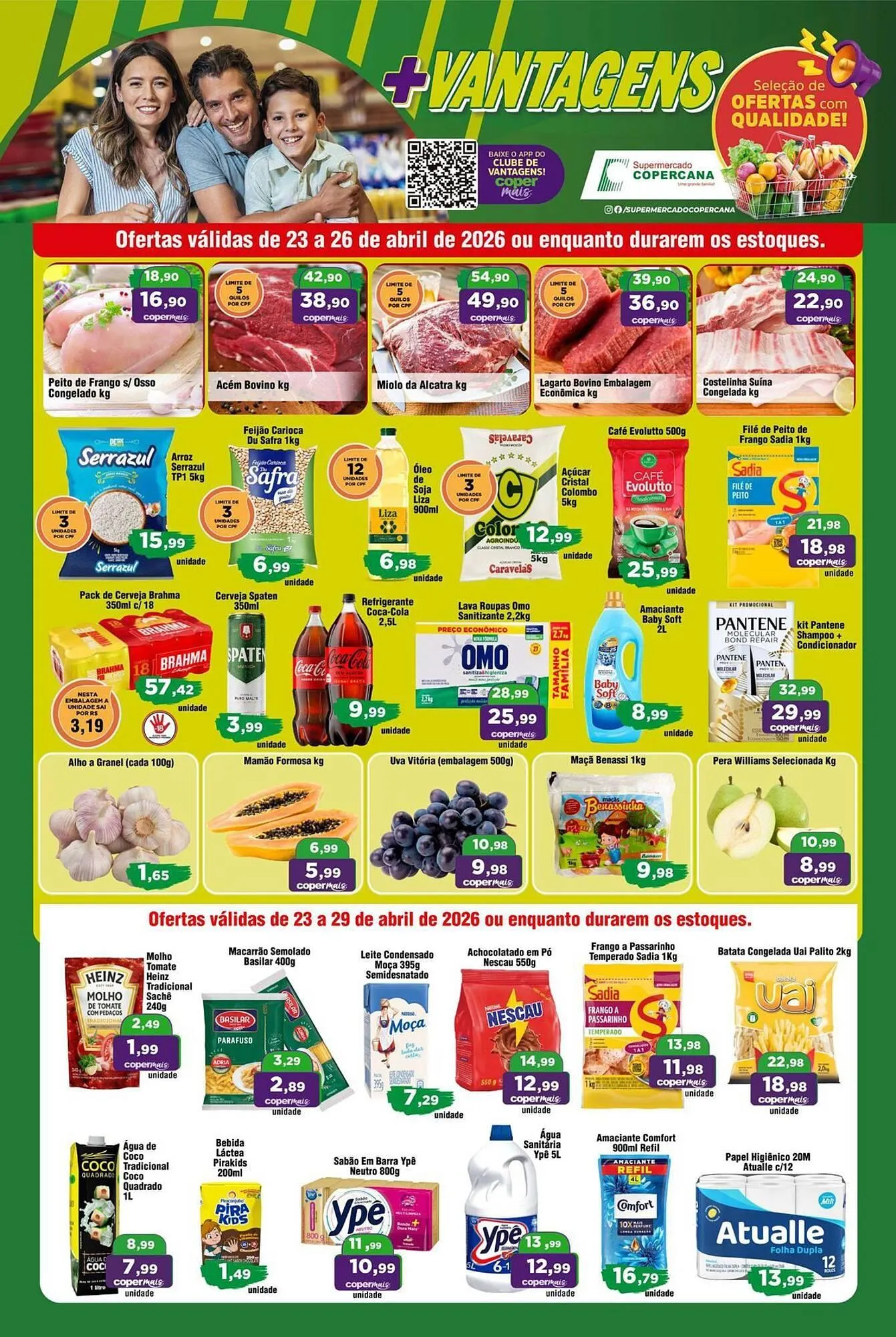 Encarte de Tabloide Copercana 23 de abril até 29 de abril 2026 - Pagina 1