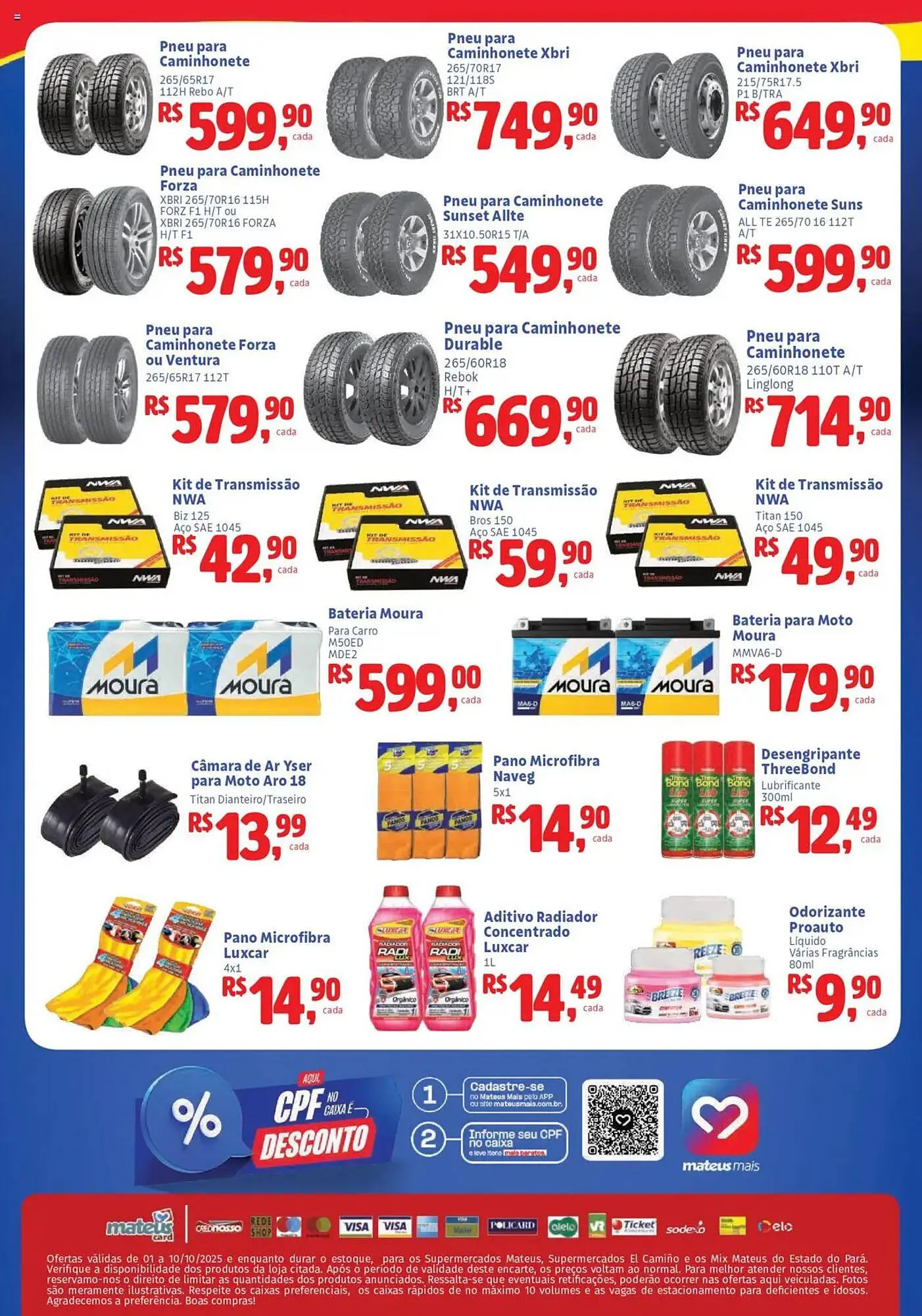 Encarte de Catálogo Supermercados Mateus 1 de outubro até 10 de outubro 2025 - Pagina 2