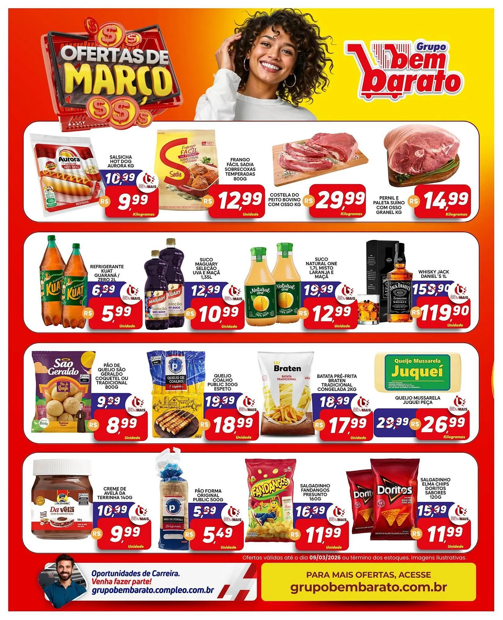 Encarte de Catálogo Supermercado Bem Barato 3 de março até 9 de março 2026 - Pagina 3