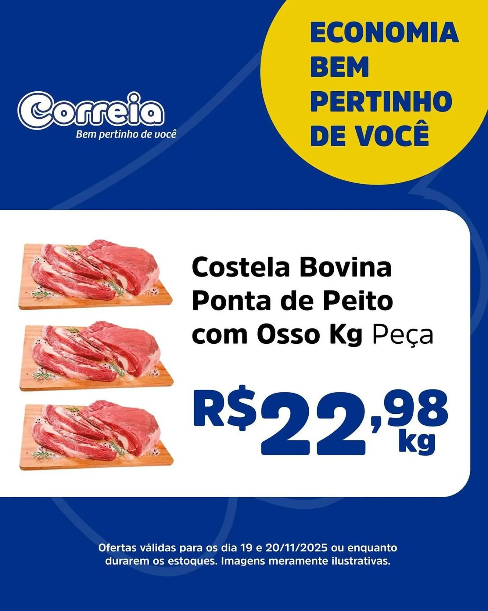 Encarte de Catálogo Supermercados Correia 19 de novembro até 20 de novembro 2025 - Pagina 1