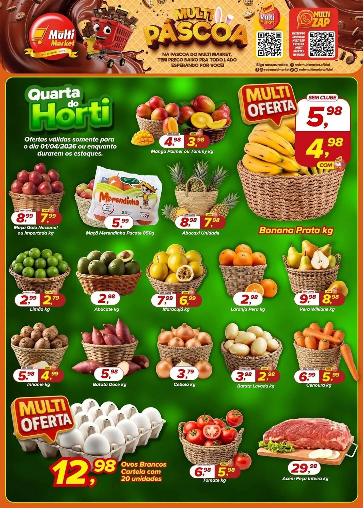 Encarte de Encarte Rede Multi Market 1 de abril até 1 de abril 2026 - Pagina 1