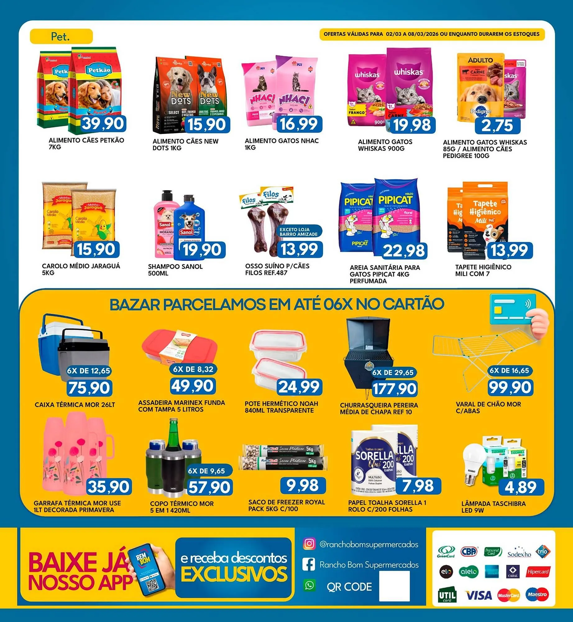 Encarte de Catálogo Rancho Bom Supermercados 2 de março até 8 de março 2026 - Pagina 2