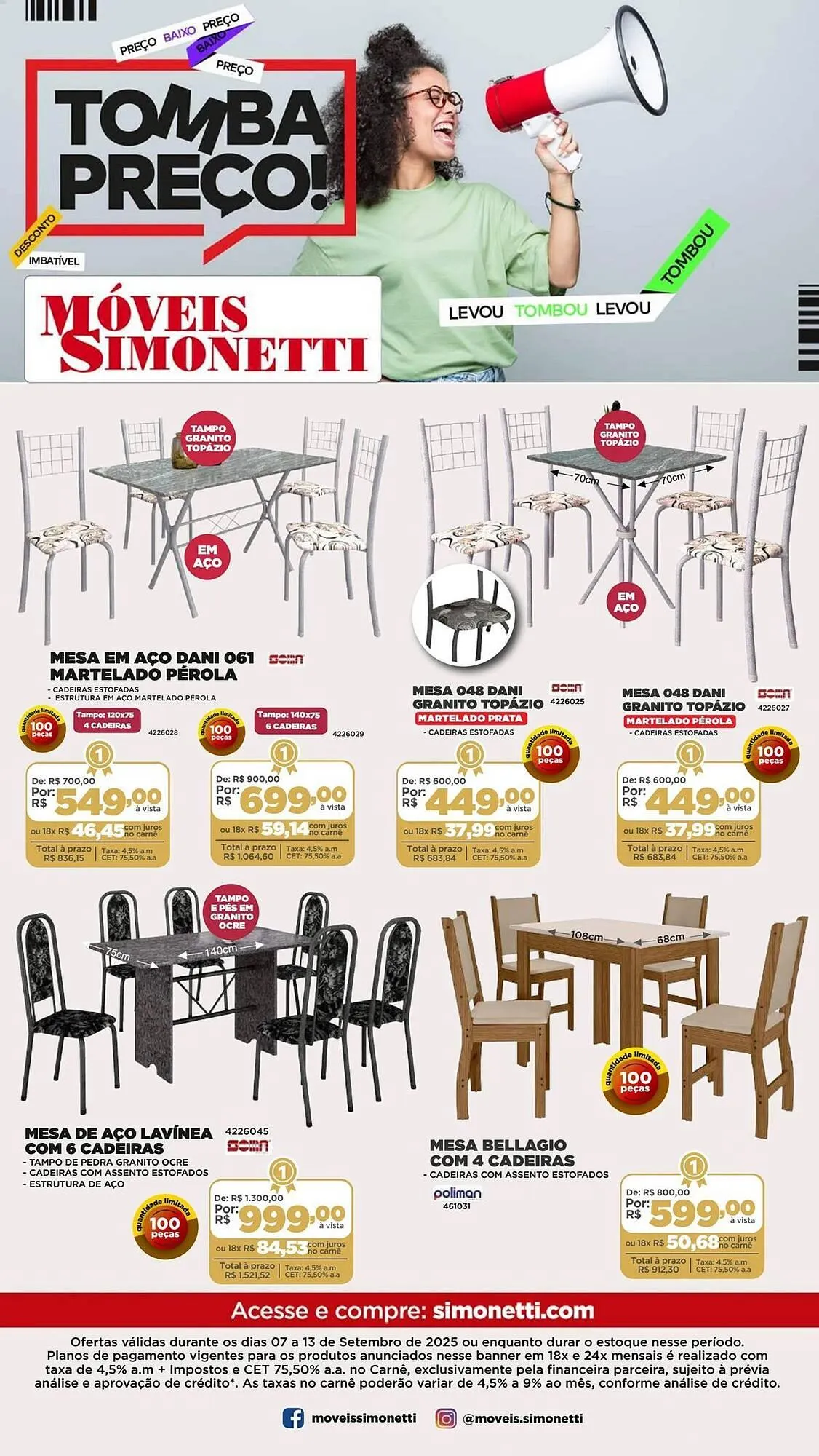Encarte de Catálogo Móveis Simonetti 8 de setembro até 13 de setembro 2025 - Pagina 16