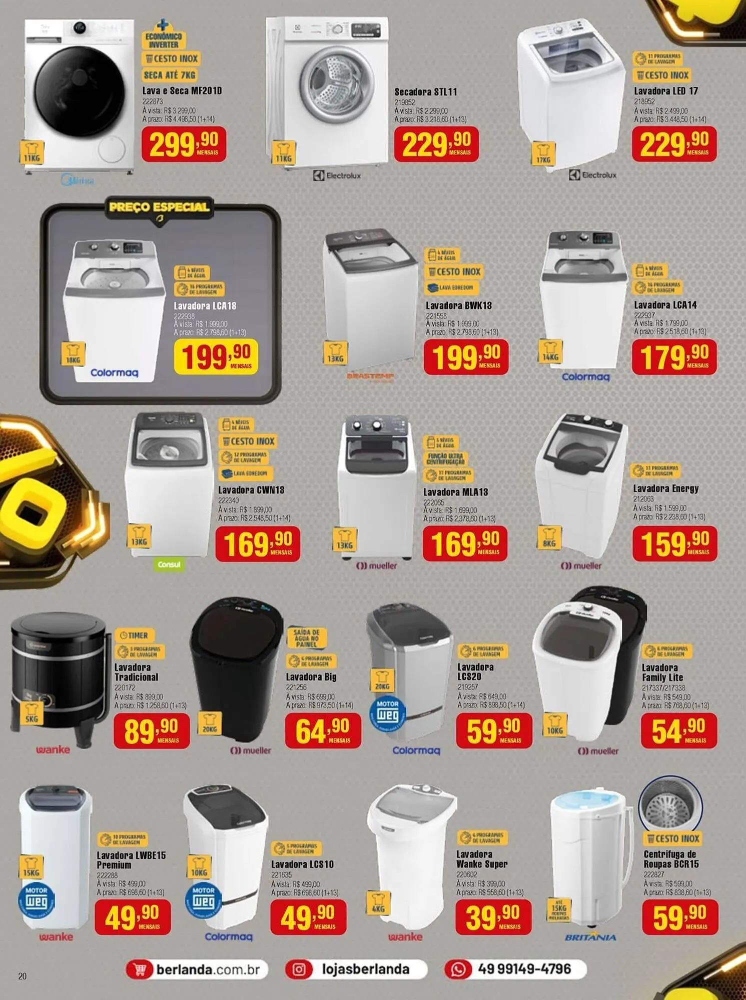 Encarte de Catálogo Berlanda 14 de novembro até 30 de novembro 2025 - Pagina 20