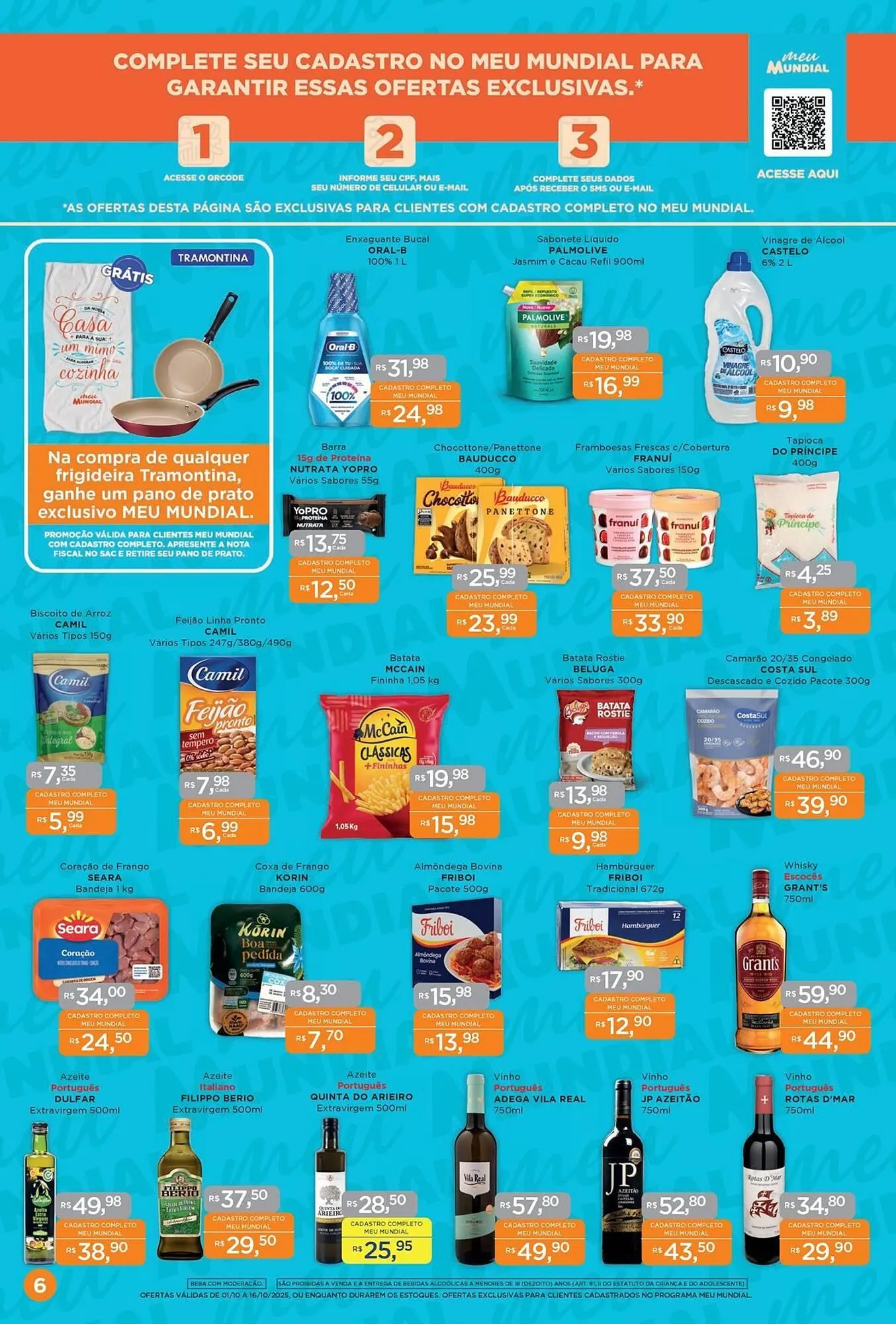 Encarte de Encarte Supermercados Mundial 2 de outubro até 16 de outubro 2025 - Pagina 6