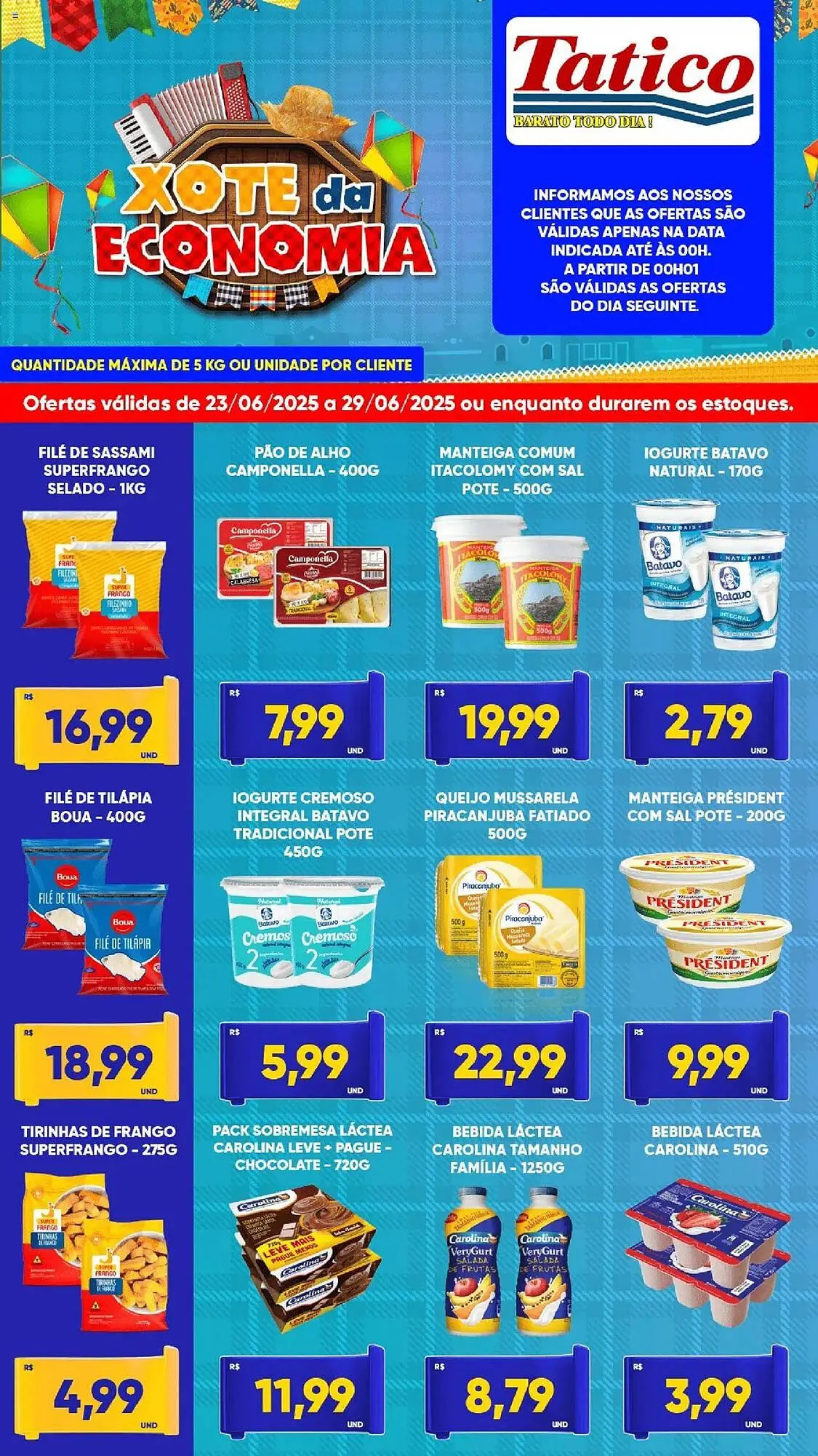 Encarte de Catálogo Tatico 23 de junho até 30 de junho 2025 - Pagina 1