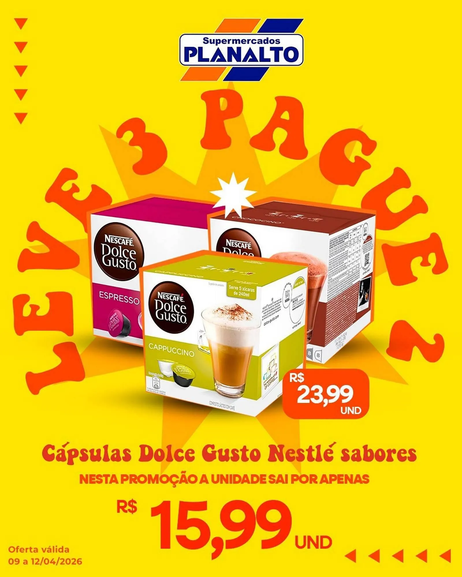 Encarte de Catálogo Supermercados Planalto 10 de abril até 12 de abril 2026 - Pagina 1