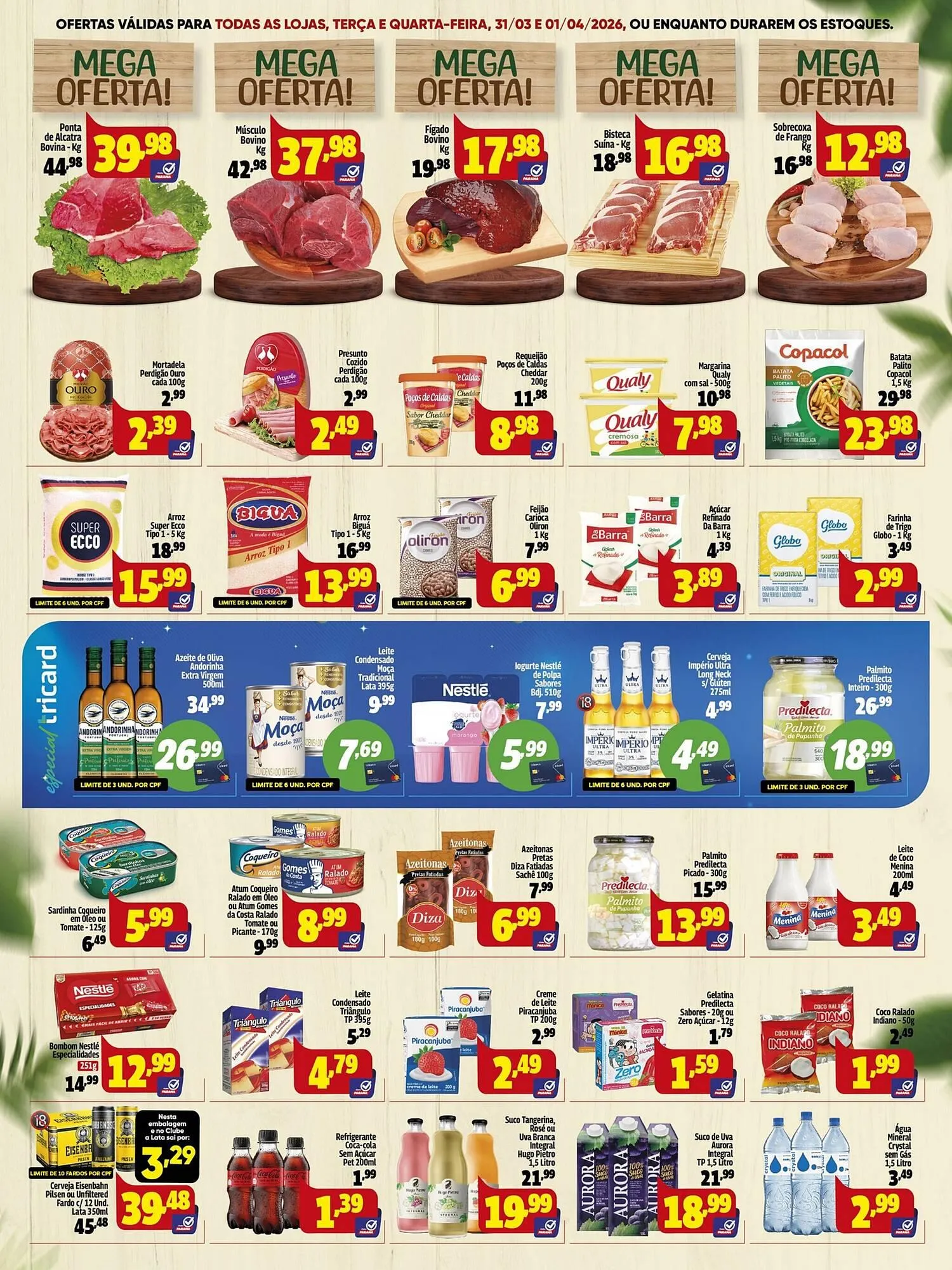 Encarte de Folheto Supermercado Paraná 30 de março até 1 de abril 2026 - Pagina 2