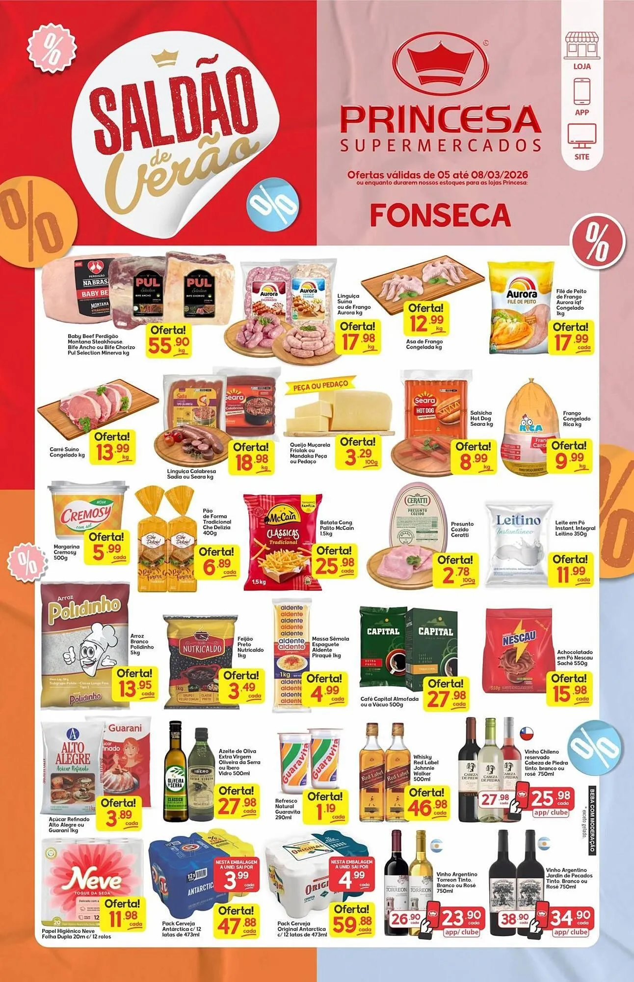 Encarte de Encarte Supermercados Princesa 5 de março até 8 de março 2026 - Pagina 1