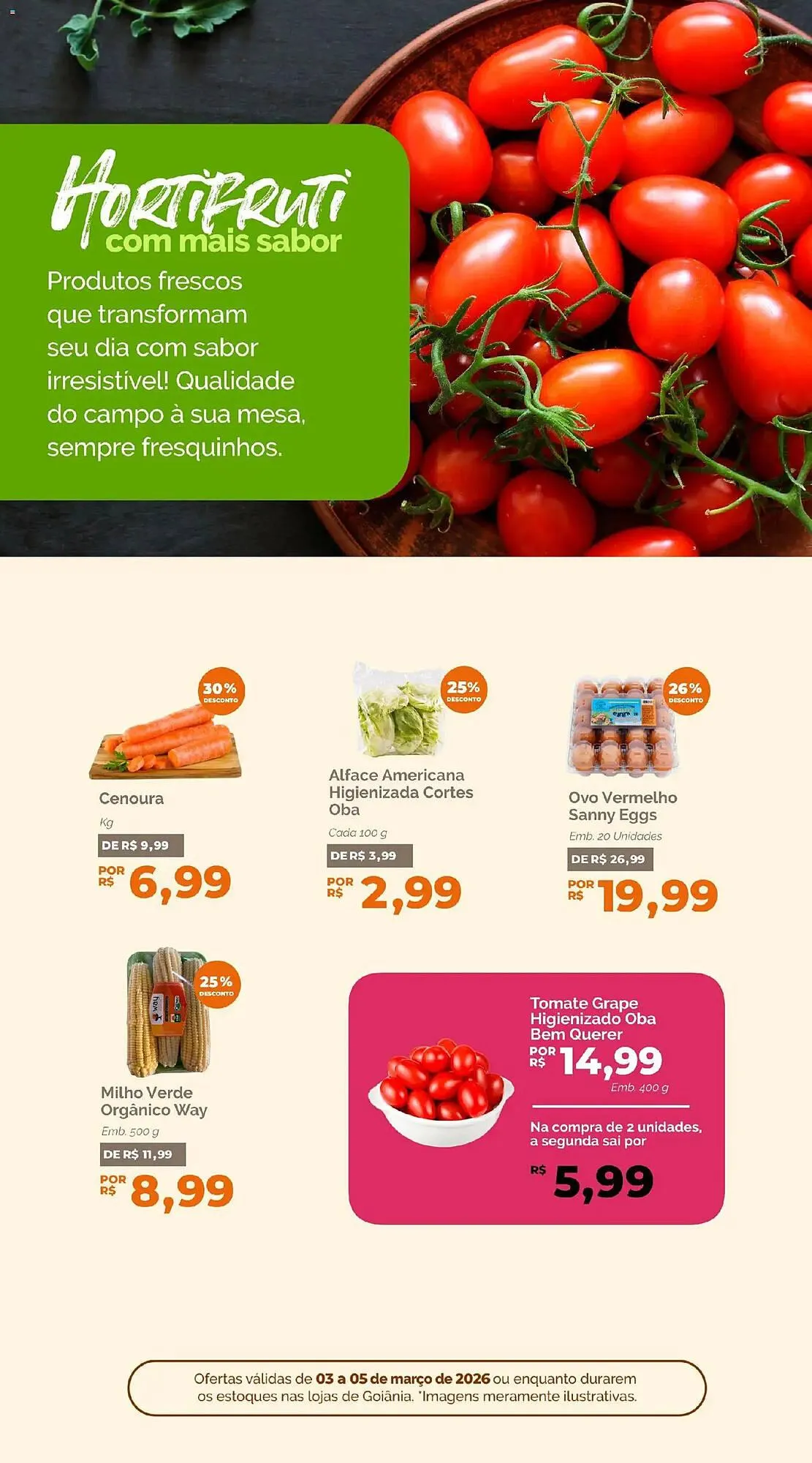 Encarte de Folheto Oba Hortifruti 3 de março até 5 de março 2026 - Pagina 5