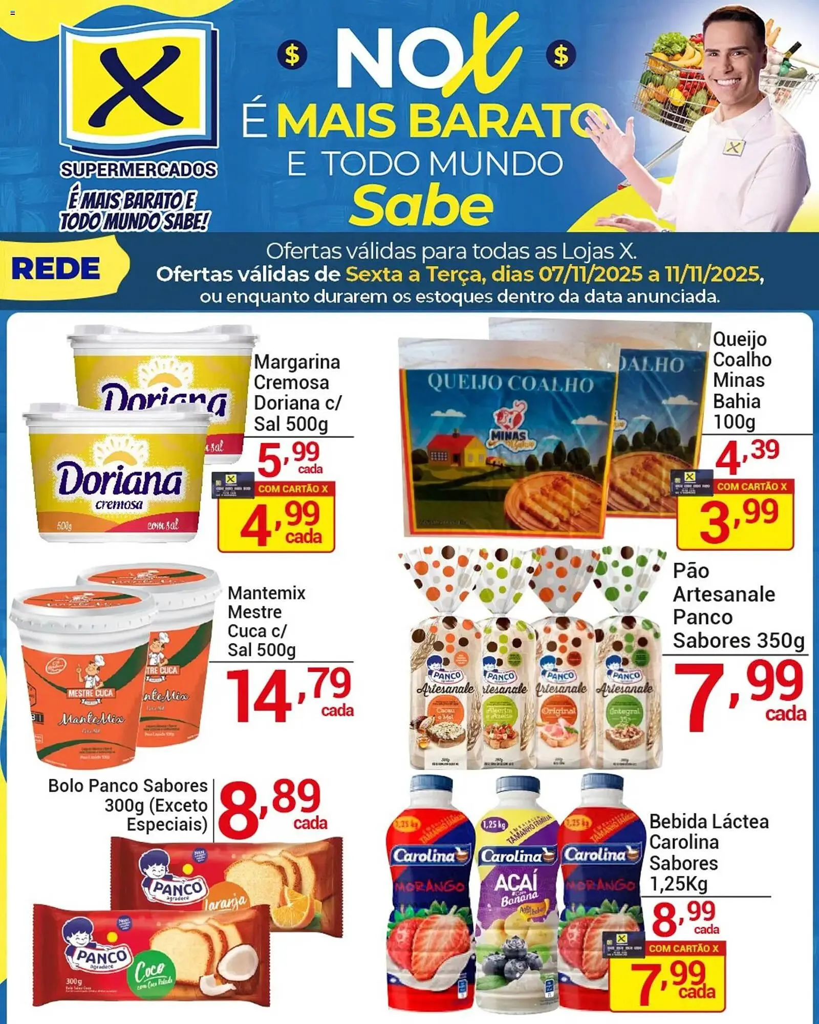 Encarte de Folheto X Supermercados 7 de novembro até 12 de novembro 2025 - Pagina 2