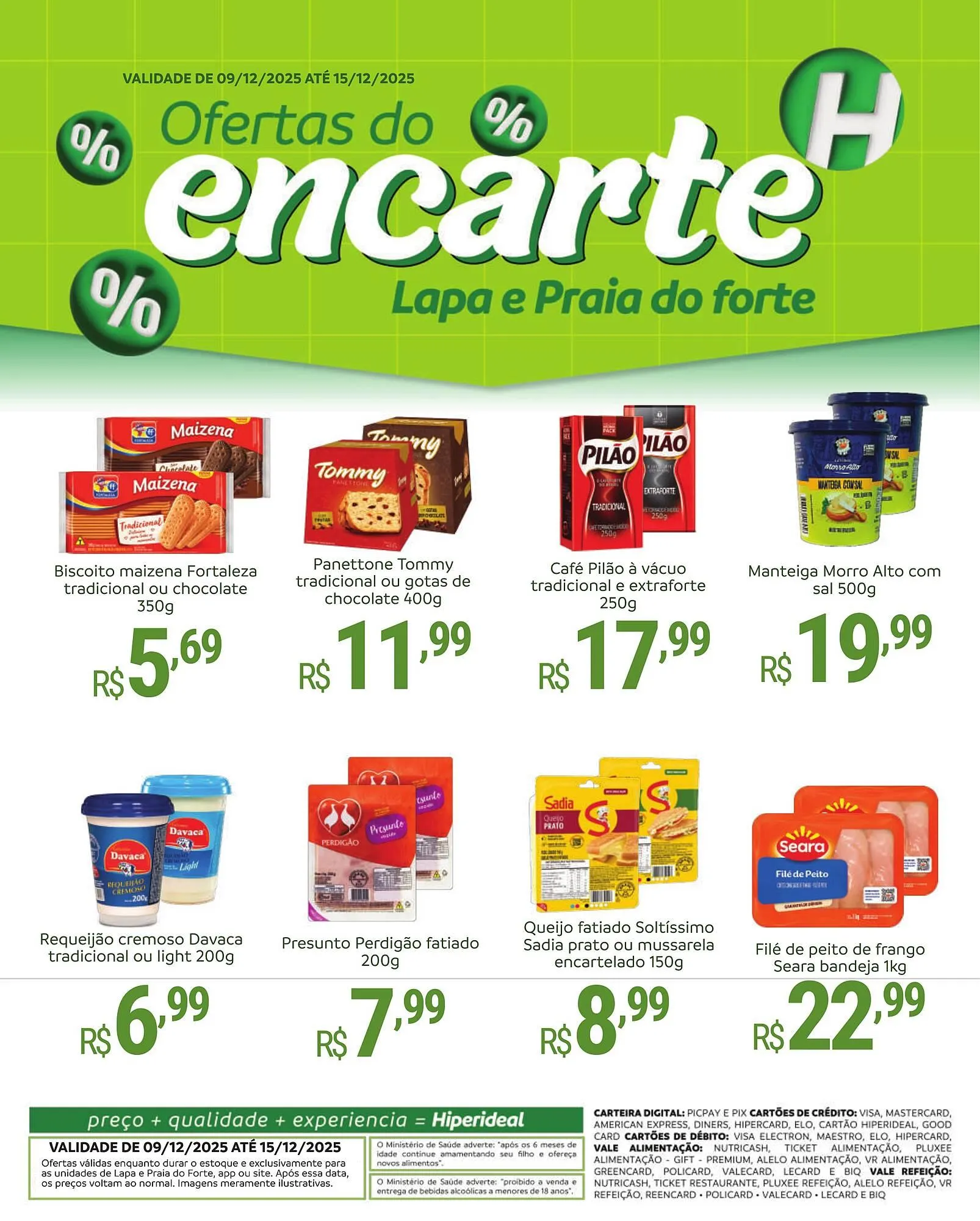 Encarte de Catálogo Hiperideal Supermercados 9 de dezembro até 15 de dezembro 2025 - Pagina 2