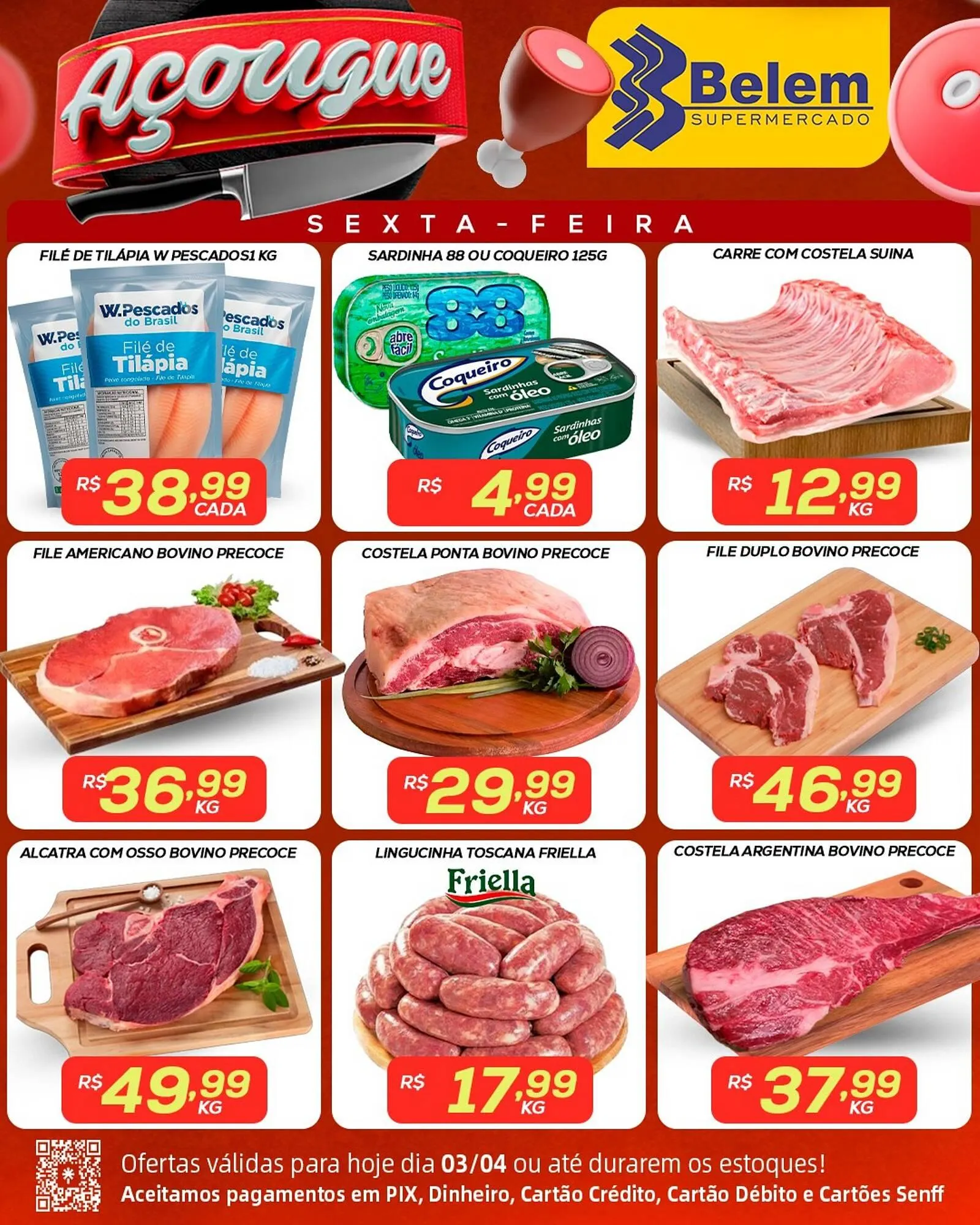 Encarte de Catálogo Belem Supermercados 3 de abril até 3 de abril 2026 - Pagina 1