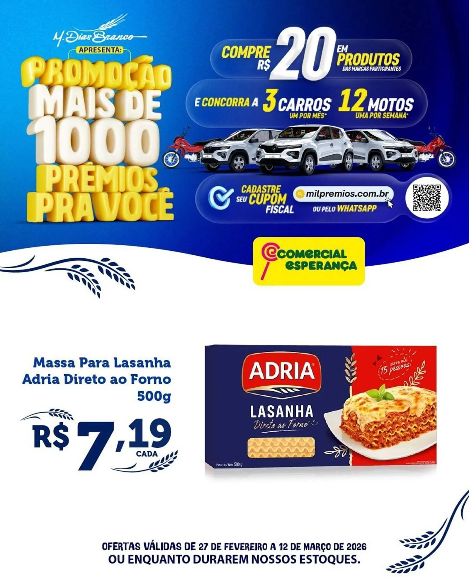 Encarte de Folheto Comercial Esperança 27 de fevereiro até 12 de março 2026 - Pagina 2