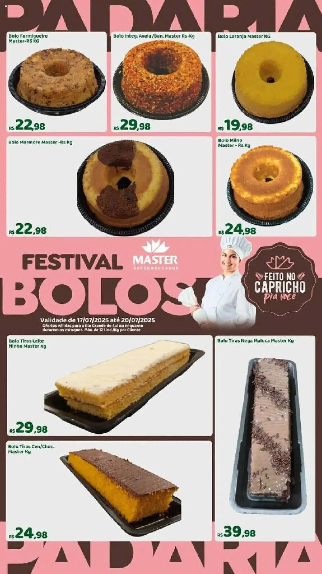 Encarte de Catálogo Master Supermercados 17 de julho até 20 de julho 2025 - Pagina 2