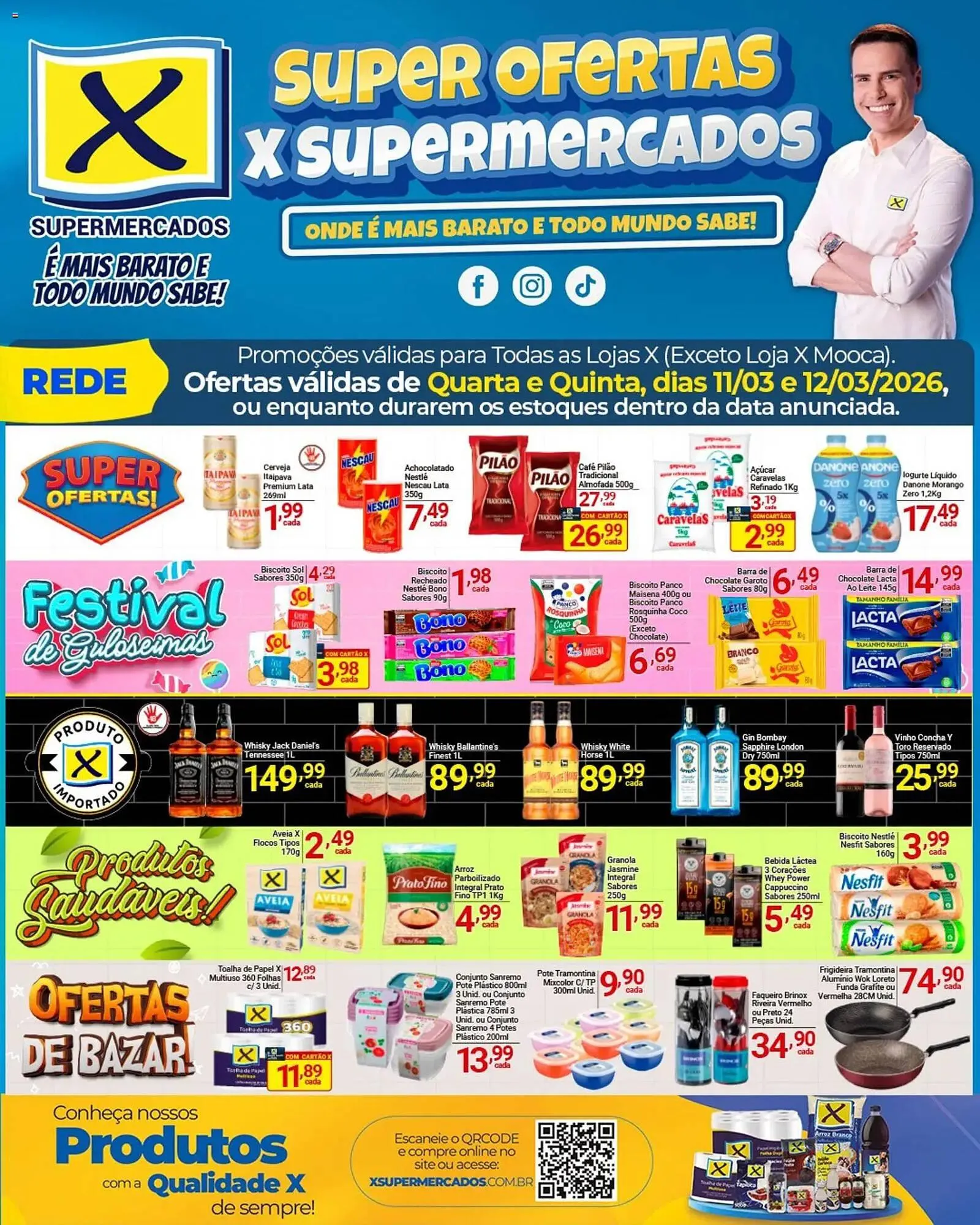 Folheto X Supermercados - 1