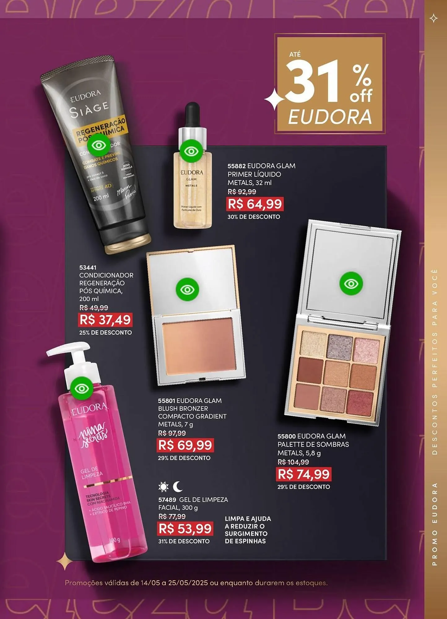 Encarte de Catálogo Eudora 15 de maio até 15 de junho 2025 - Pagina 119