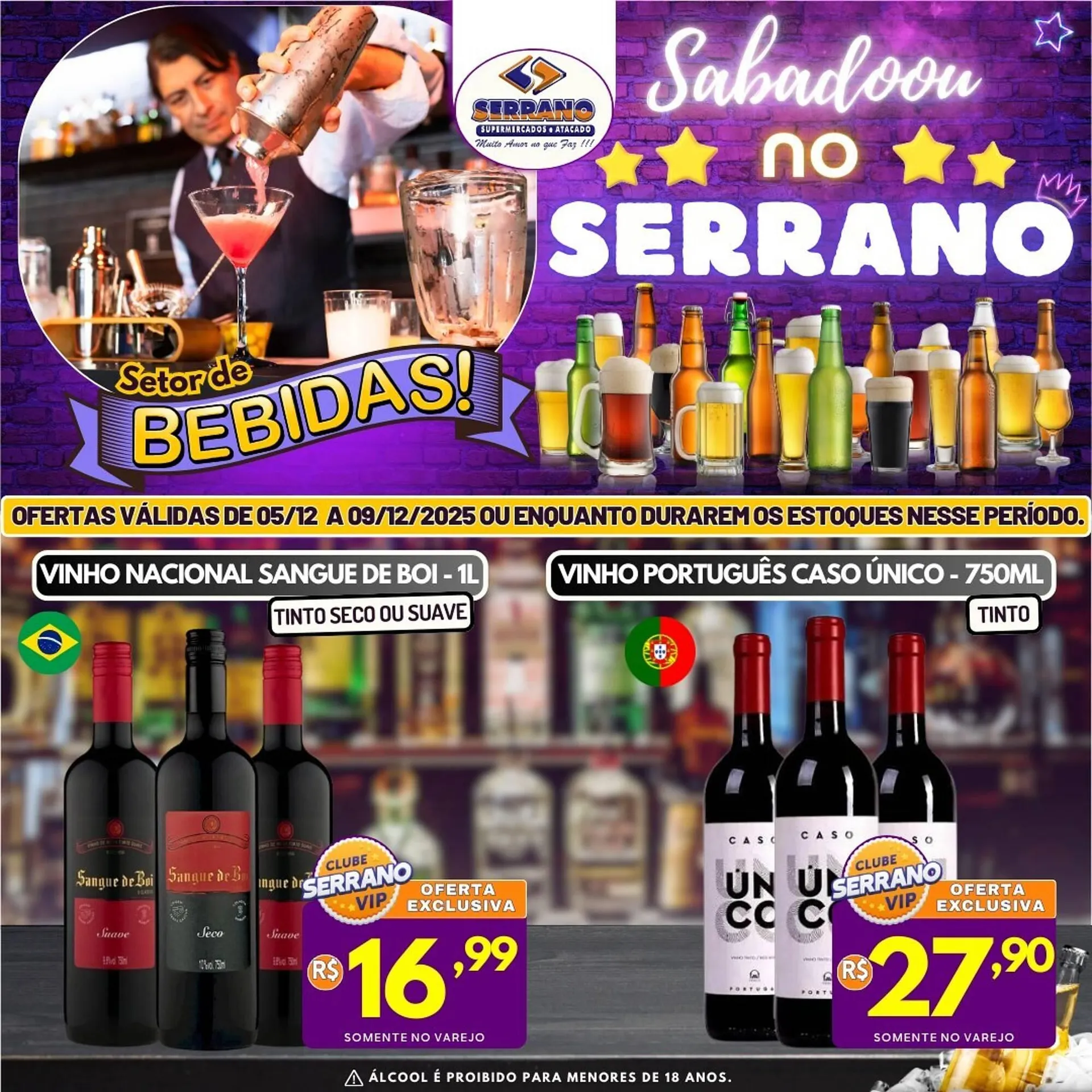 Encarte de Catálogo Serrano Supermercado 7 de dezembro até 9 de dezembro 2025 - Pagina 5