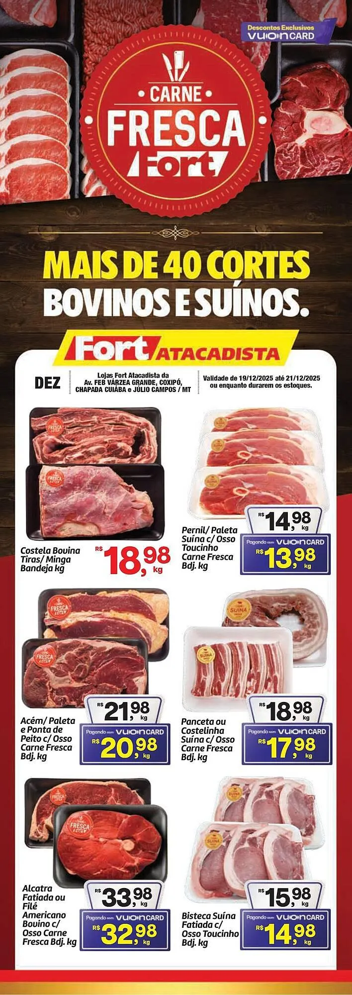 Encarte de Tabloide Fort Atacadista 19 de dezembro até 21 de dezembro 2025 - Pagina 1