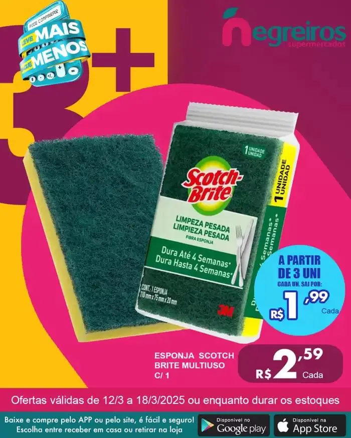Encarte de Encarte Negreiros Supermercados 19 de março até 21 de março 2025 - Pagina 8