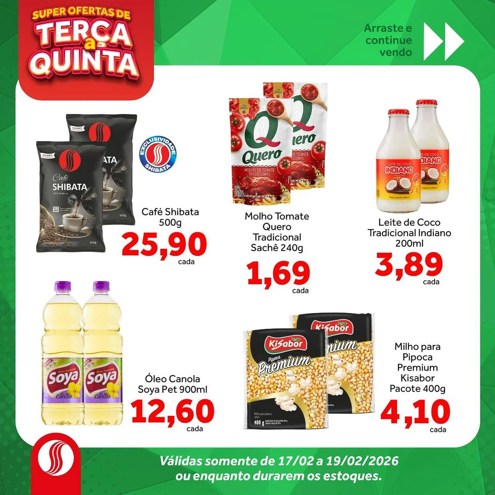 Encarte de Folheto Shibata Supermercados 17 de fevereiro até 19 de fevereiro 2026 - Pagina 4
