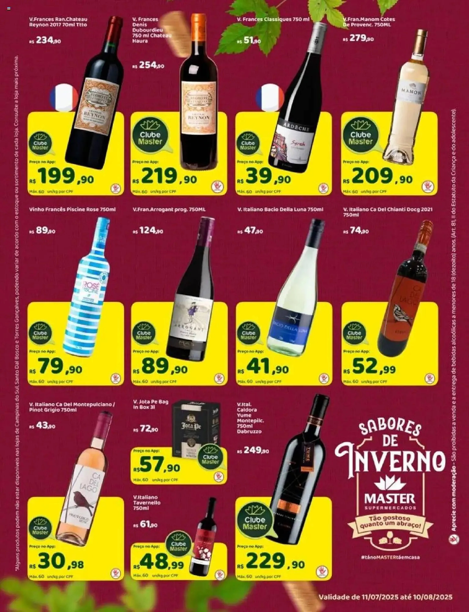 Encarte de Catálogo Master Supermercados 11 de julho até 11 de agosto 2025 - Pagina 10