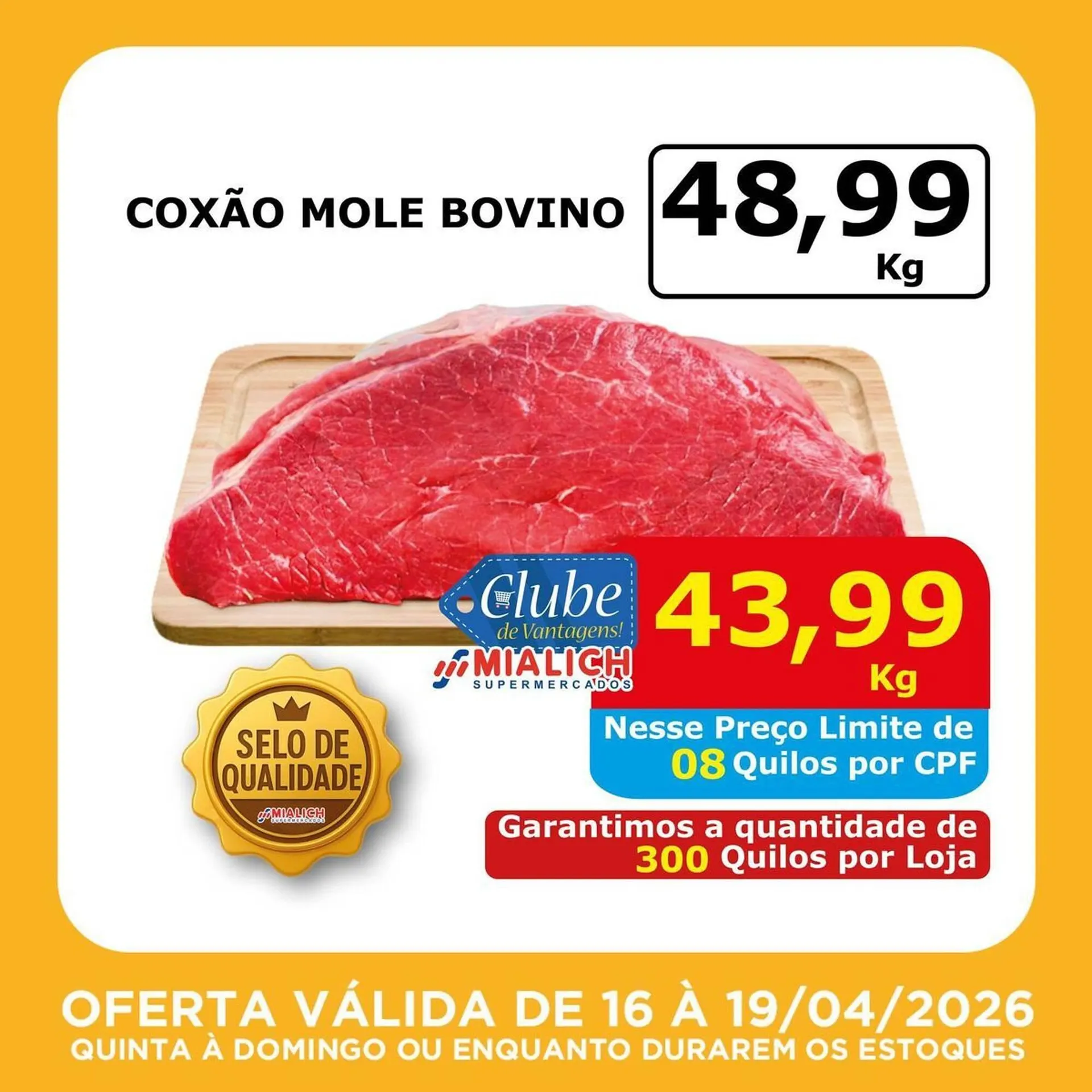 Encarte de Catálogo Mialich Supermercados 16 de abril até 19 de abril 2026 - Pagina 4
