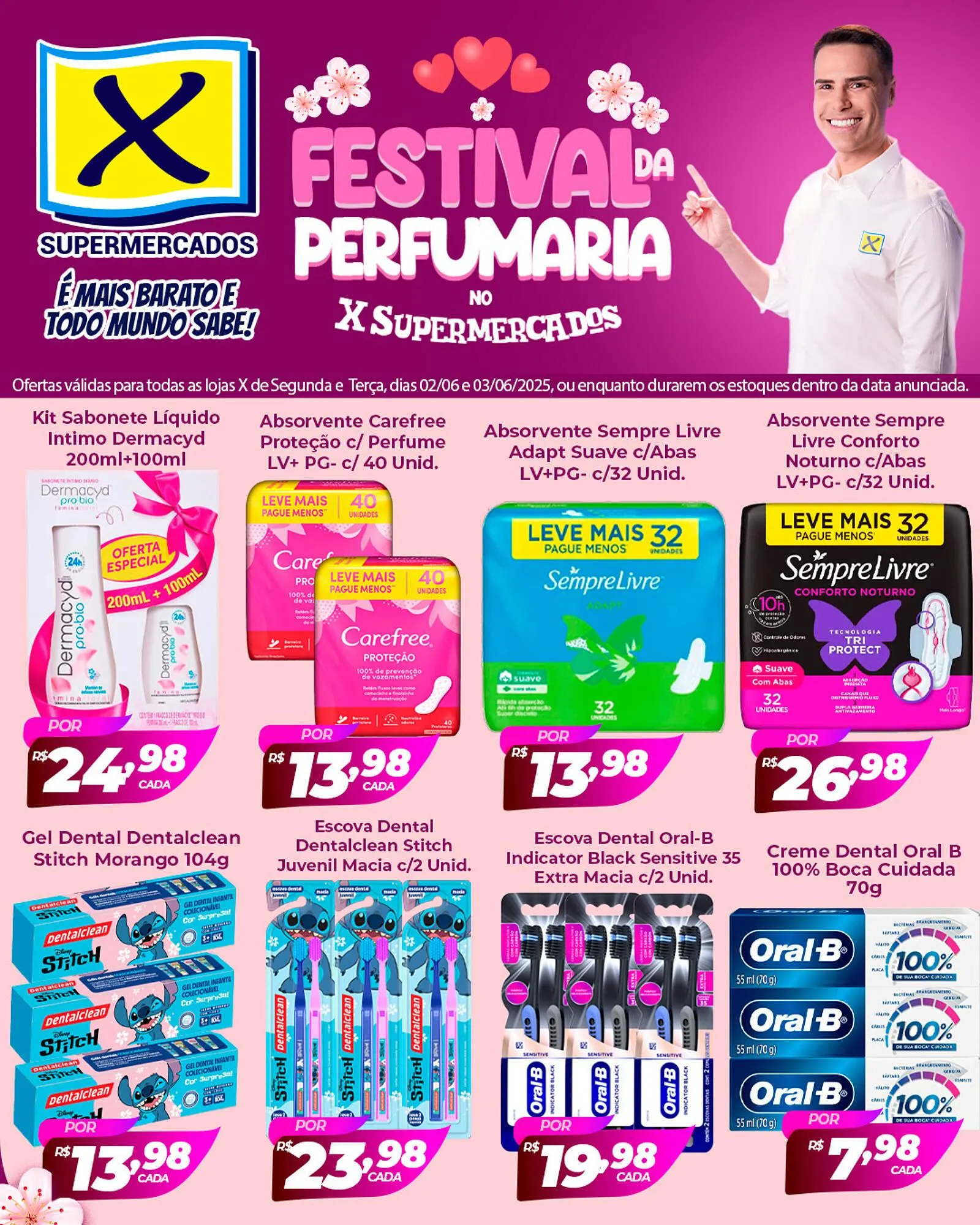 Encarte de Catálogo X Supermercados 2 de junho até 3 de junho 2025 - Pagina 1