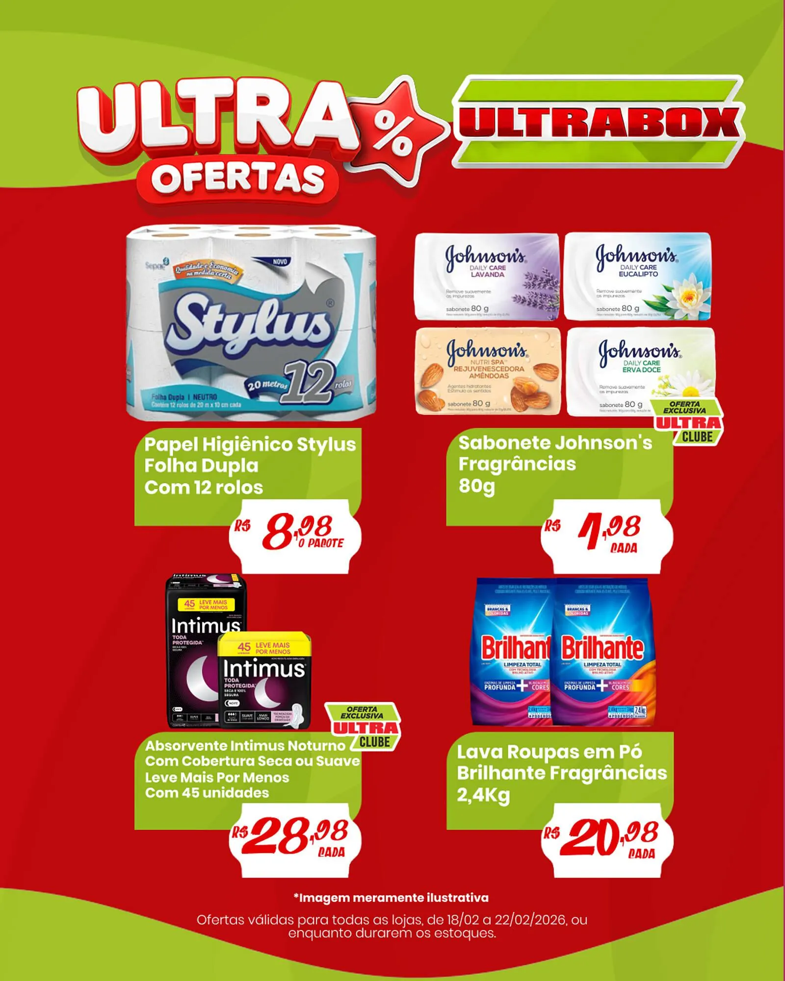 Encarte de Panfleto Ultrabox 18 de fevereiro até 22 de fevereiro 2026 - Pagina 4