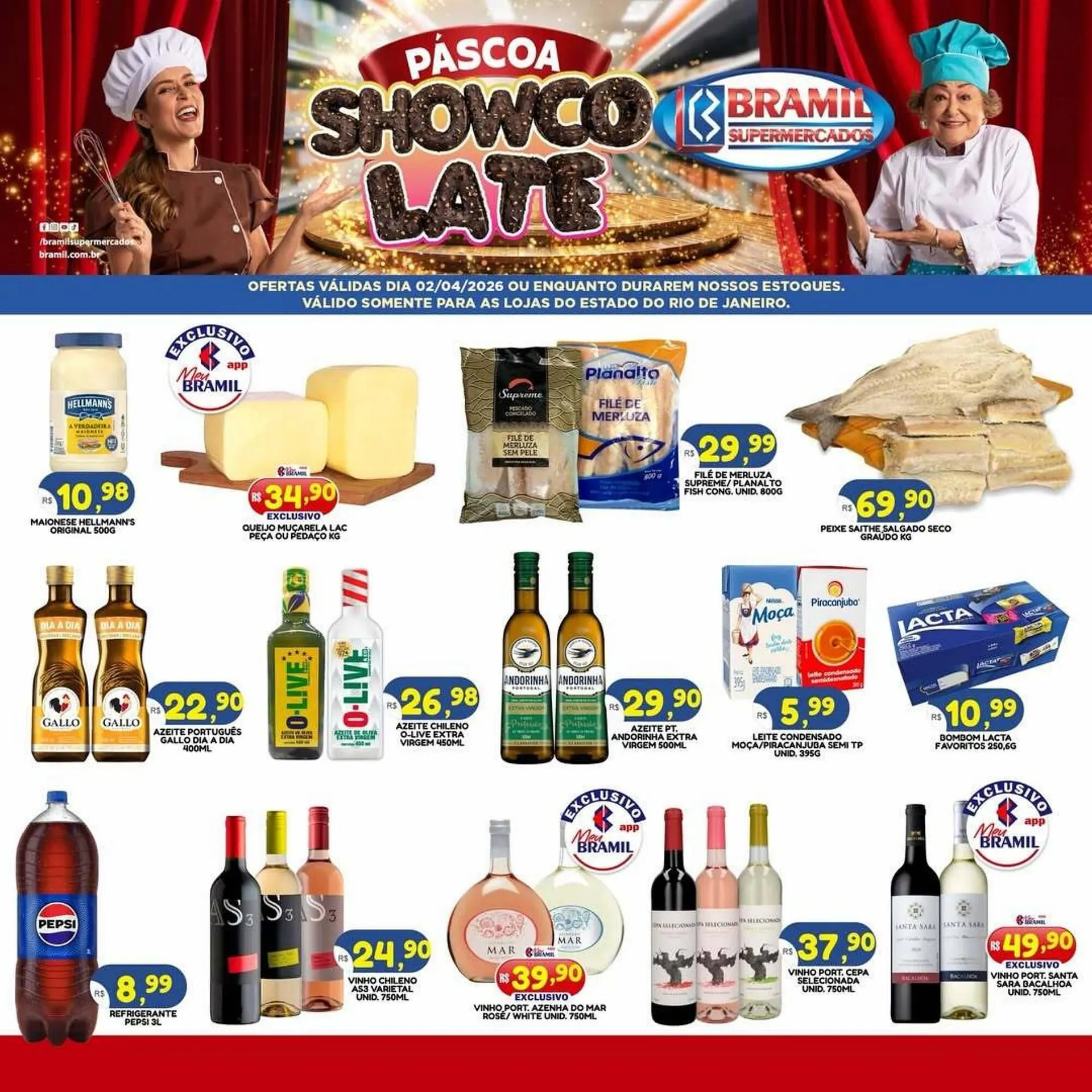 Encarte de Encarte Bramil Supermercados 1 de abril até 2 de abril 2026 - Pagina 1