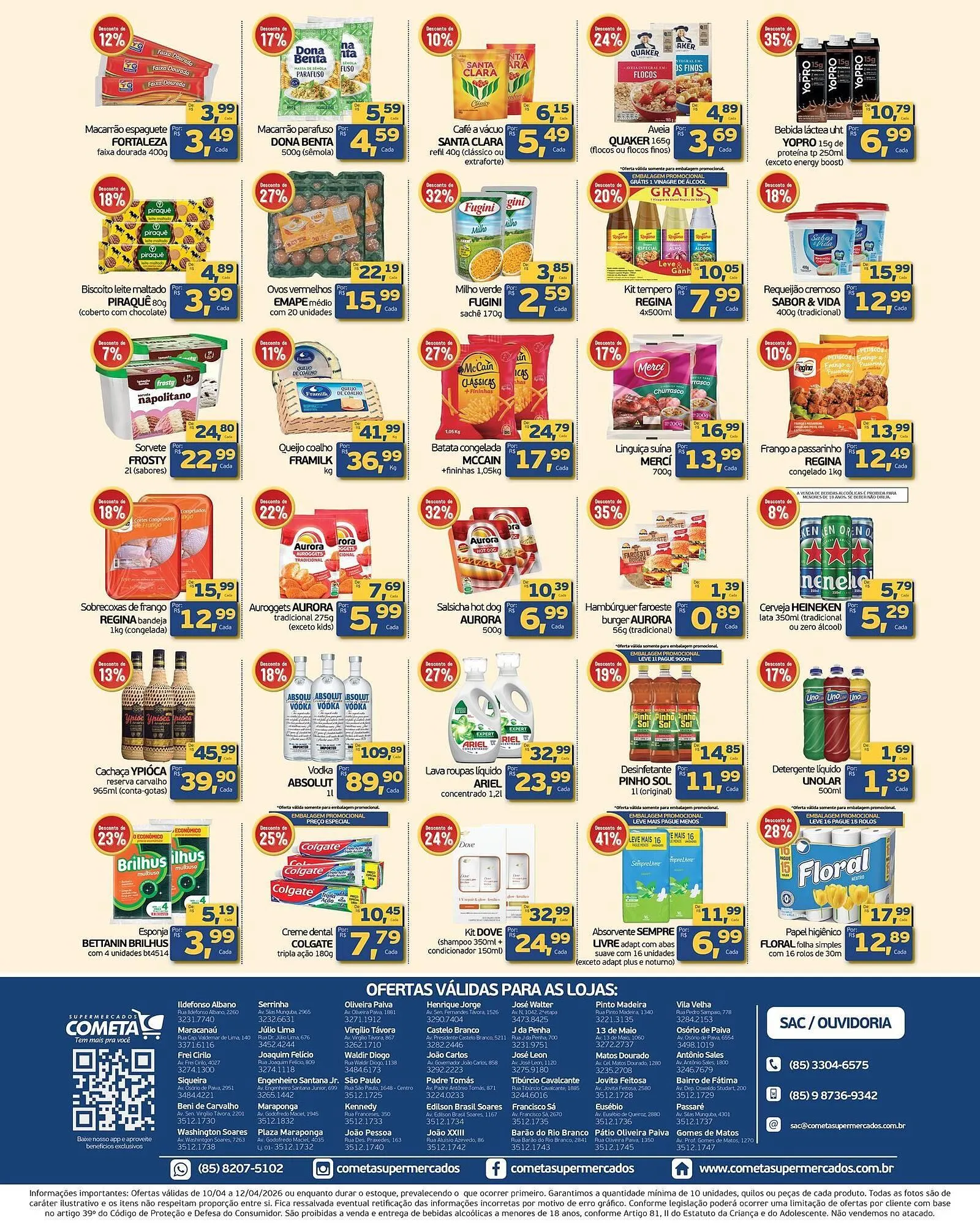 Encarte de Encarte Cometa Supermercados 10 de abril até 12 de abril 2026 - Pagina 2