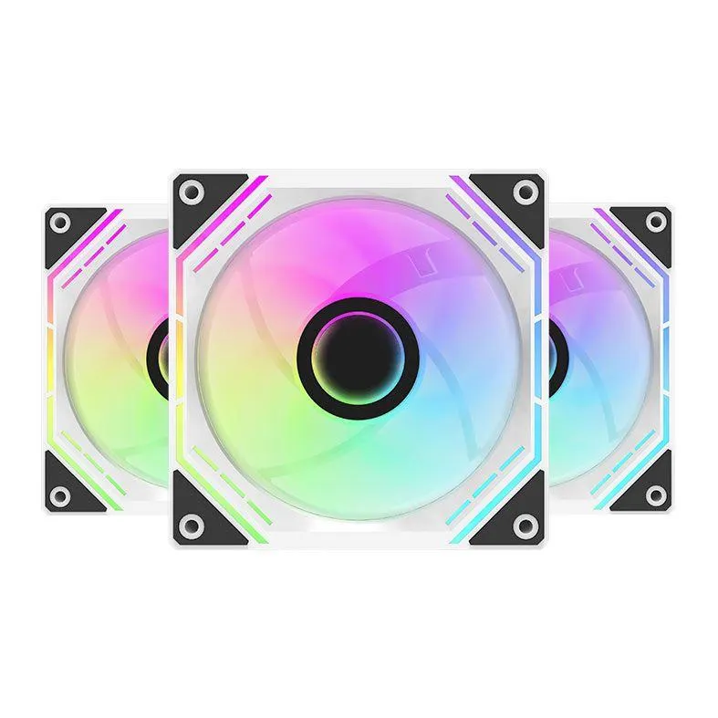 Kit Ventoinhas Aigo Darkflash INF32T, ARGB, 3x120mm, Branco, INF32T3X1-WH