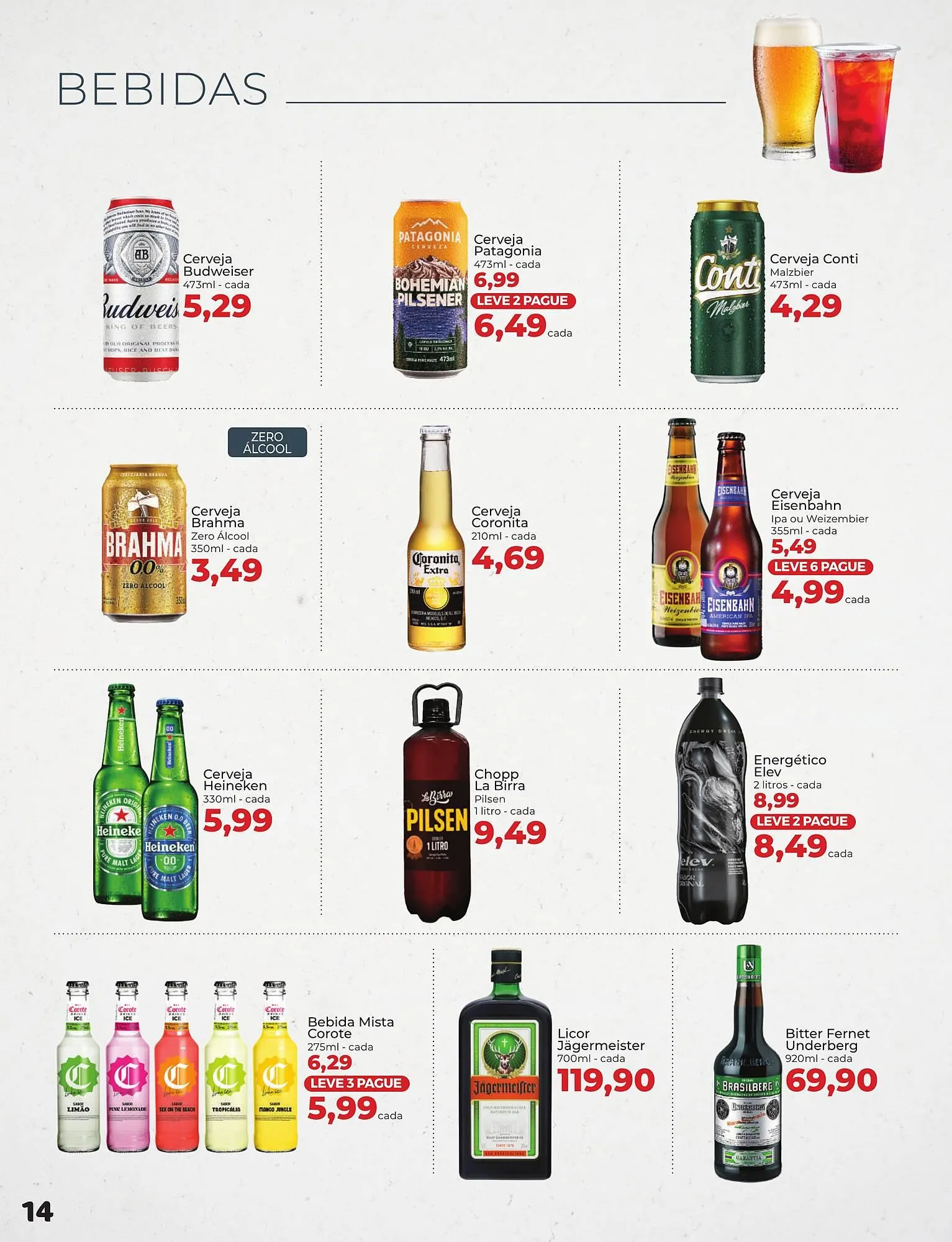 Encarte de Catálogo Supermercados Andreazza 16 de julho até 19 de julho 2025 - Pagina 14