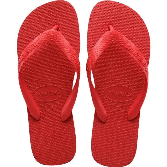 Chinelo Havaianas Top Vermelho Rubi Tamanho 39/40