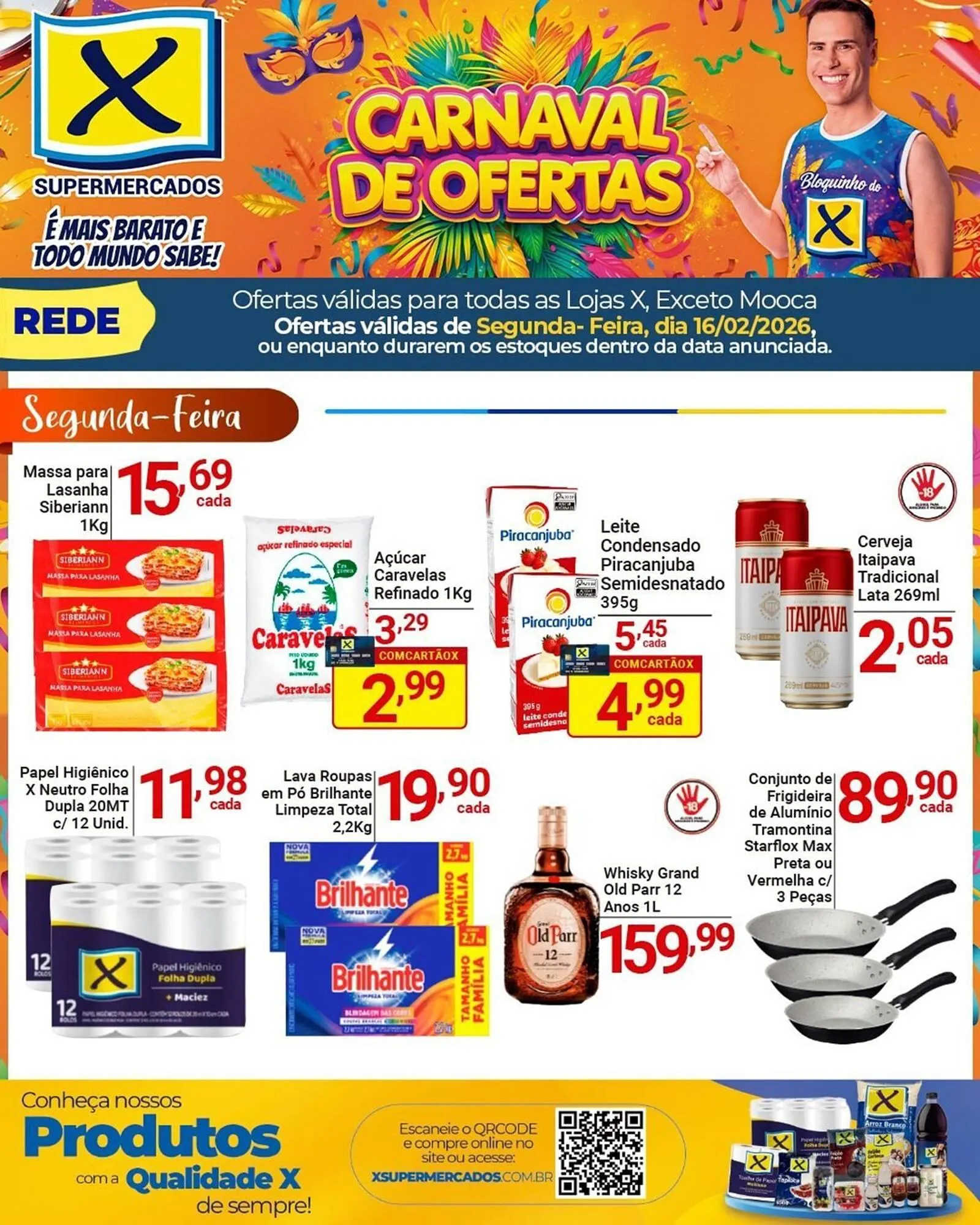 Encarte de Folheto X Supermercados 16 de fevereiro até 21 de fevereiro 2026 - Pagina 6