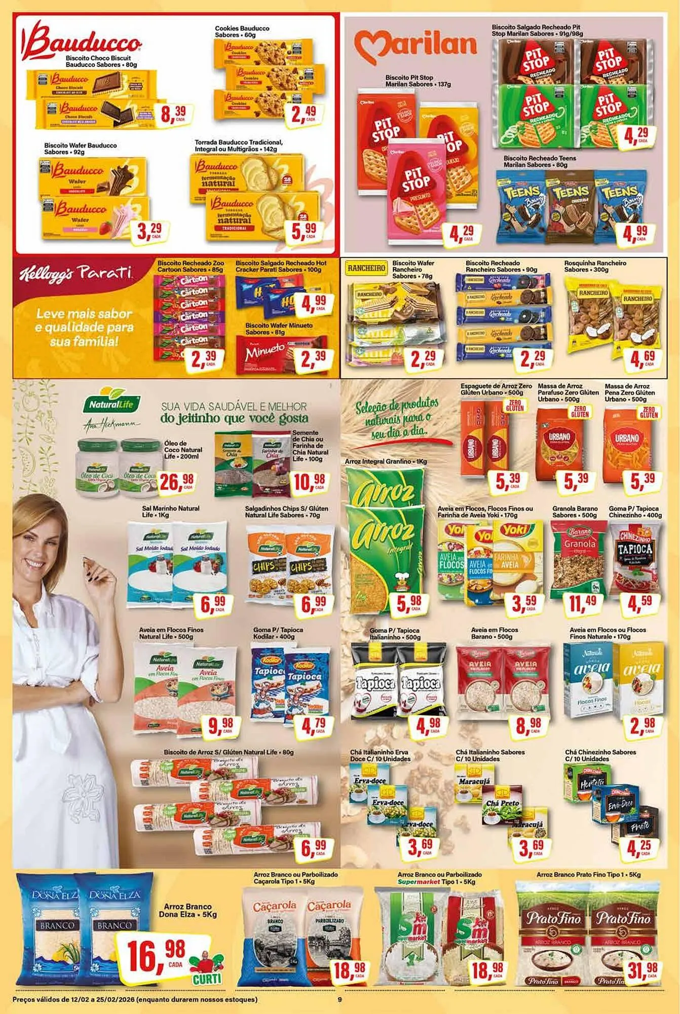 Encarte de Encarte Rede Supermarket 12 de fevereiro até 25 de fevereiro 2026 - Pagina 9