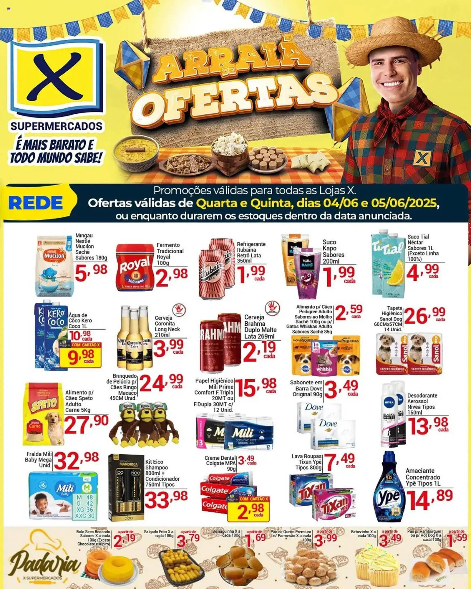 Encarte de Catálogo X Supermercados 4 de junho até 5 de junho 2025 - Pagina 3